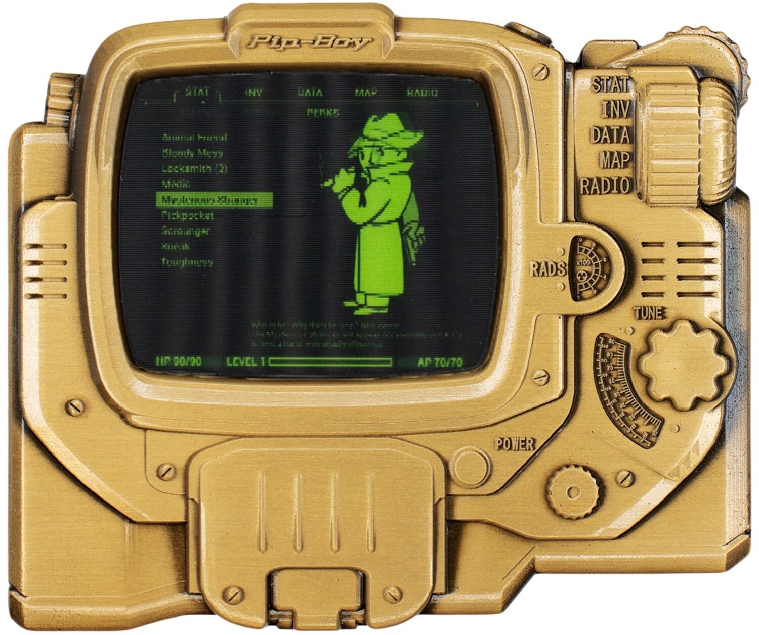 Fallout Pip Boy 3000 Mk IV (Mysterious Stranger) Limited Edition Lenticular Ingot Gallery Image 5