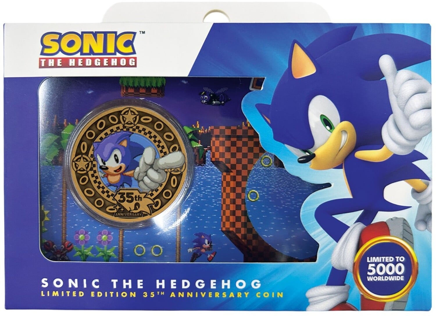 Sonic the Hedgehog 35th Anniversary Limited Edition Presentation Coin Gallery Image 9