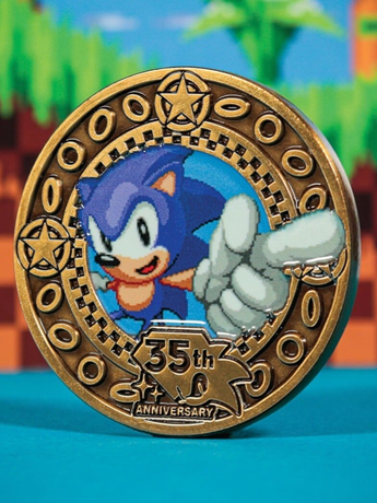 Sonic the Hedgehog 35th Anniversary Limited Edition Presentation Coin Gallery Image 2