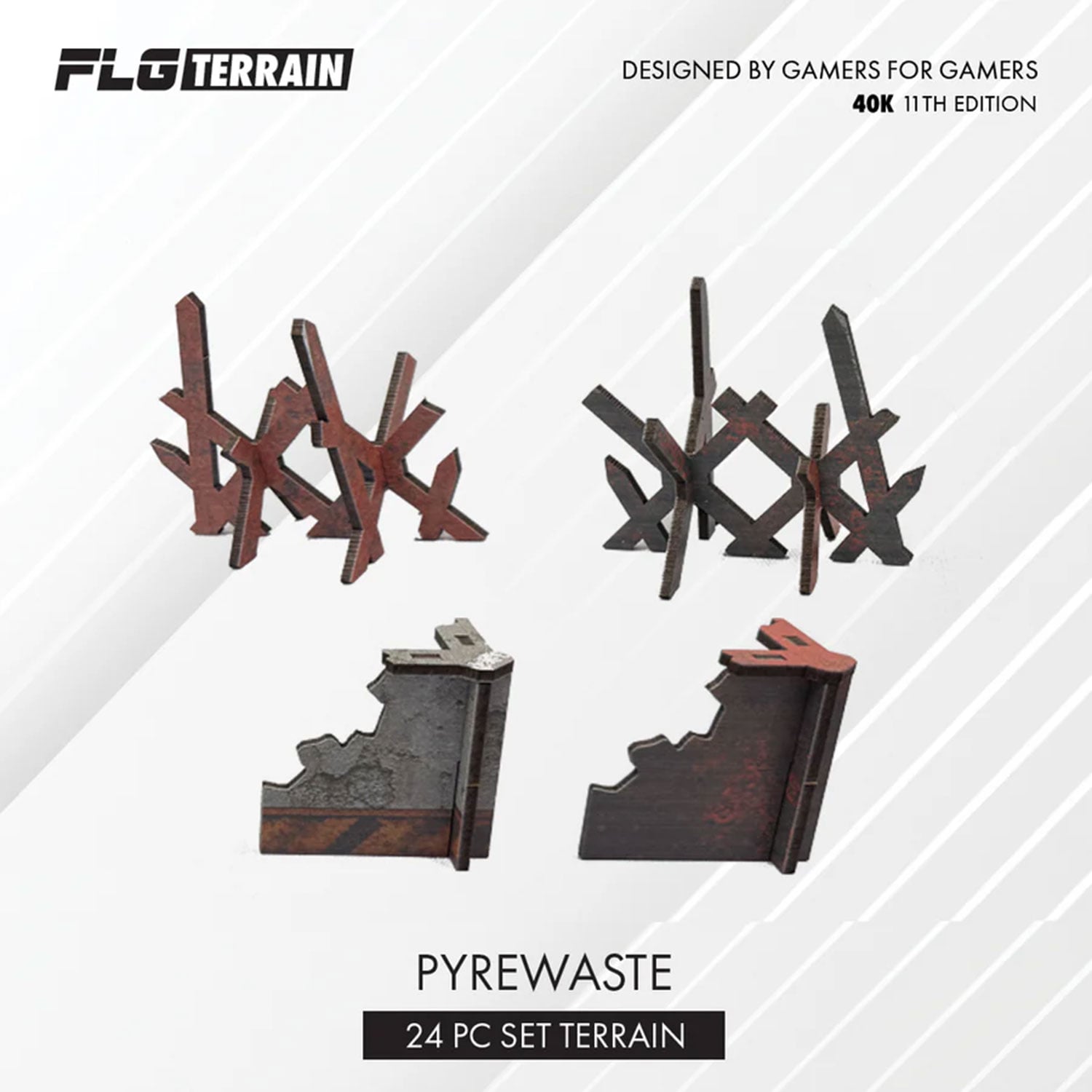 FLG Terrain: 11th Edition Full Color Terrain: Pyrewaste Set Gallery Image 9