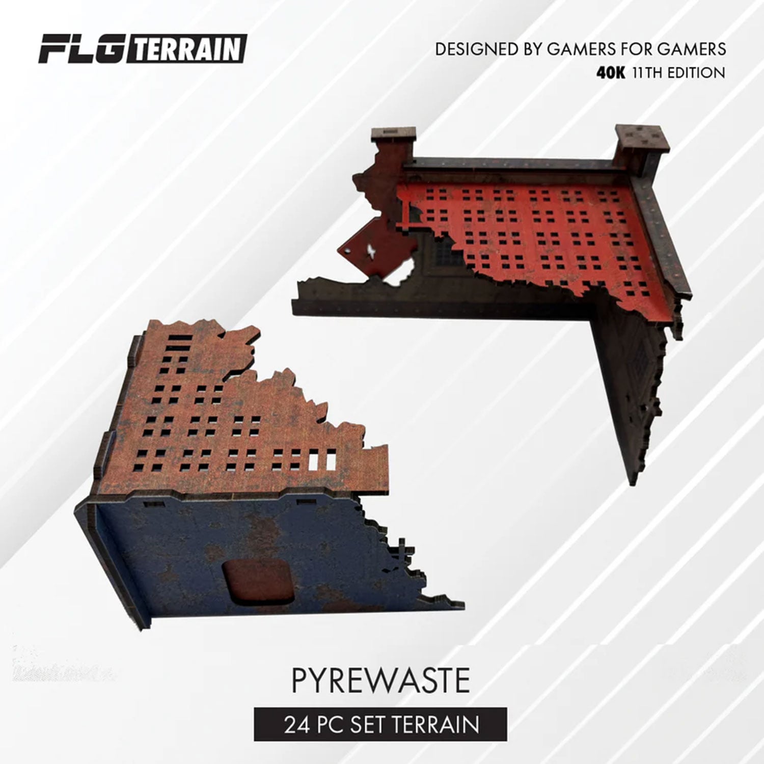 FLG Terrain: 11th Edition Full Color Terrain: Pyrewaste Set Gallery Image 8