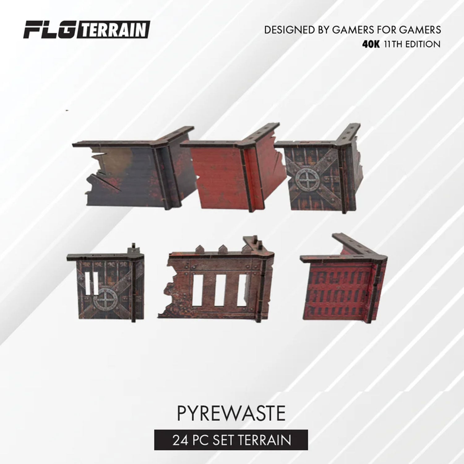 FLG Terrain: 11th Edition Full Color Terrain: Pyrewaste Set Gallery Image 5