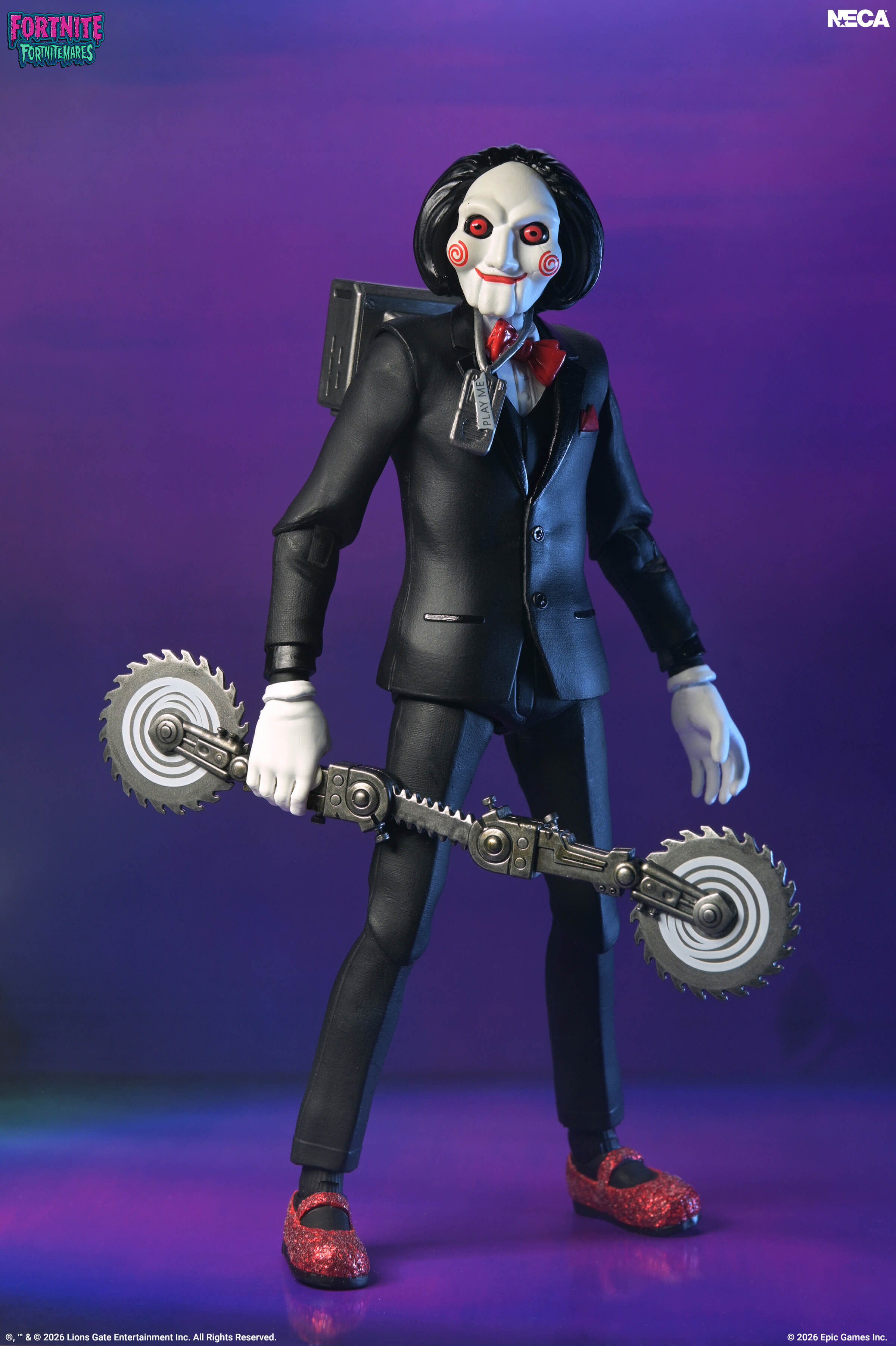 Fortnite x Saw Fortnitemares Billy Action Figure Gallery Image 3