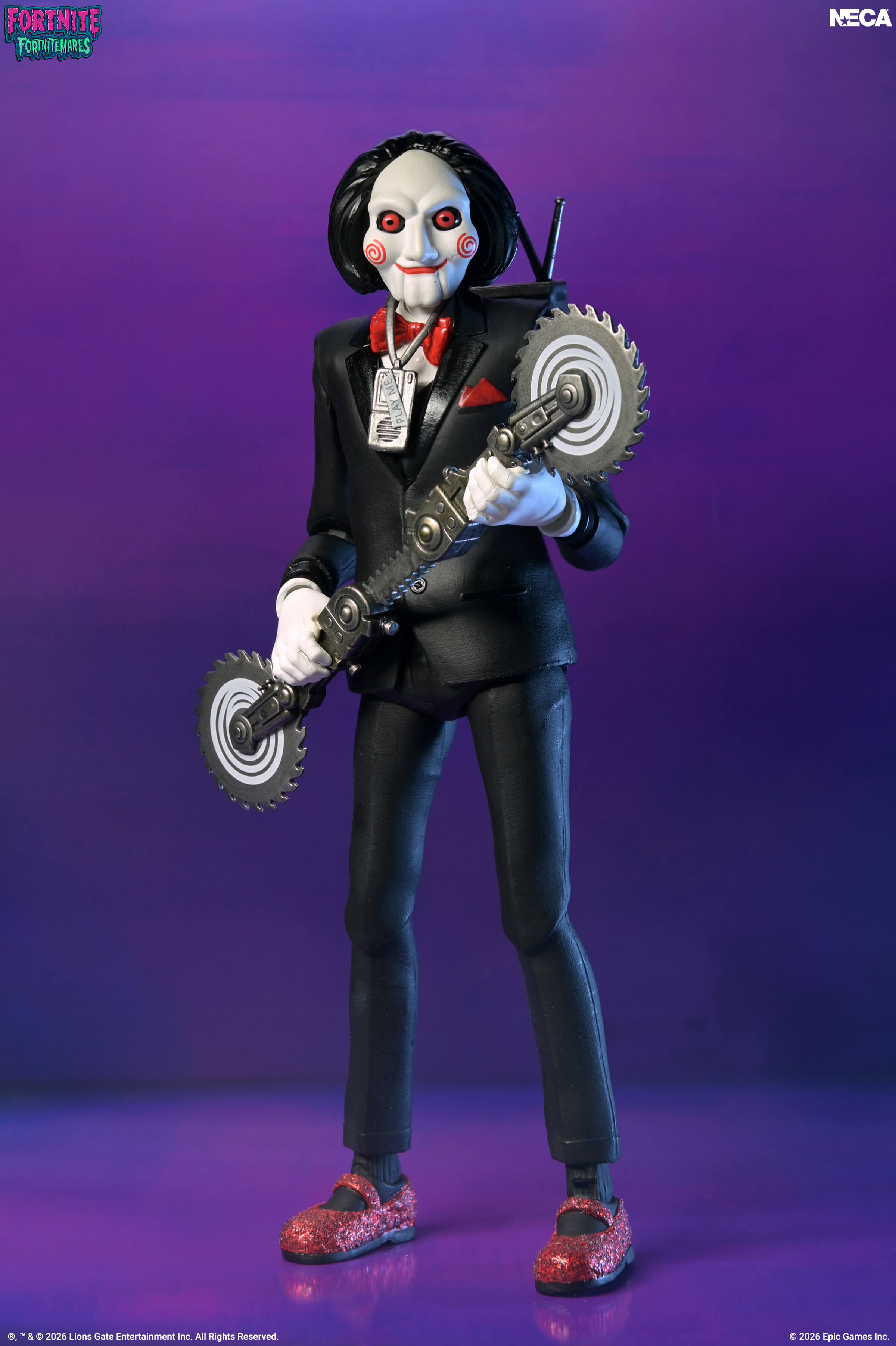 Fortnite x Saw Fortnitemares Billy Action Figure Gallery Image 4