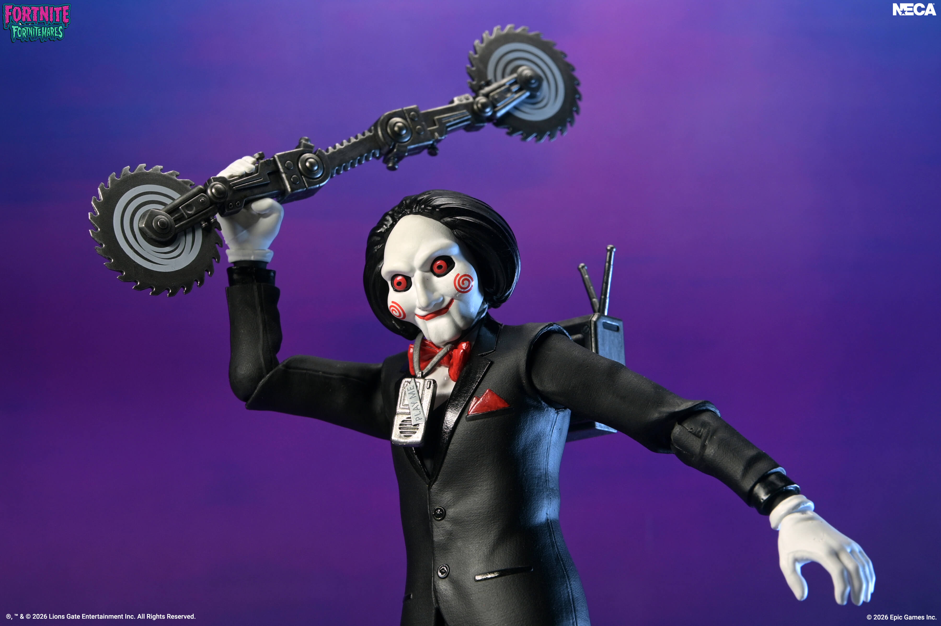 Fortnite x Saw Fortnitemares Billy Action Figure Gallery Image 11