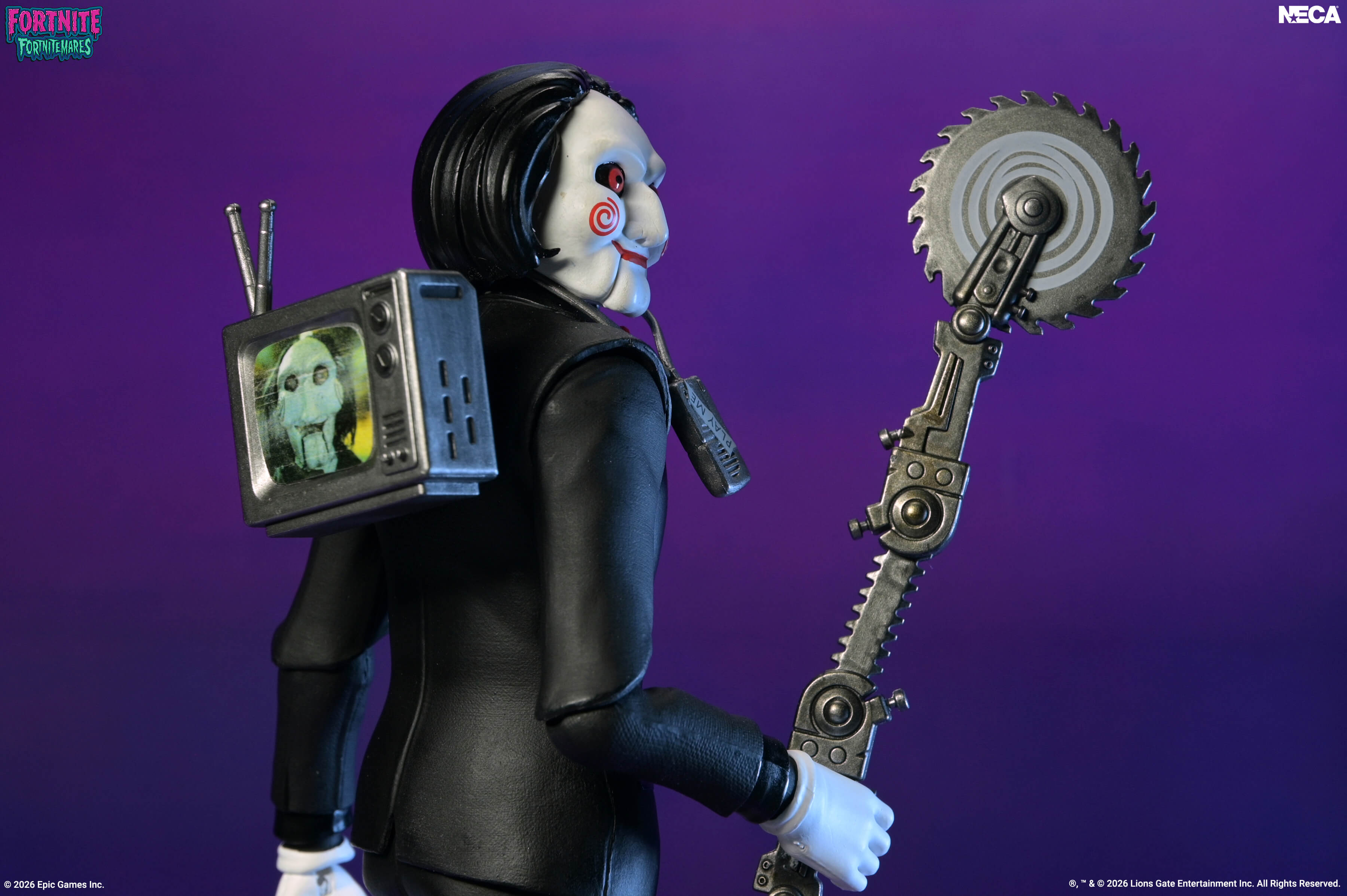 Fortnite x Saw Fortnitemares Billy Action Figure Gallery Image 12