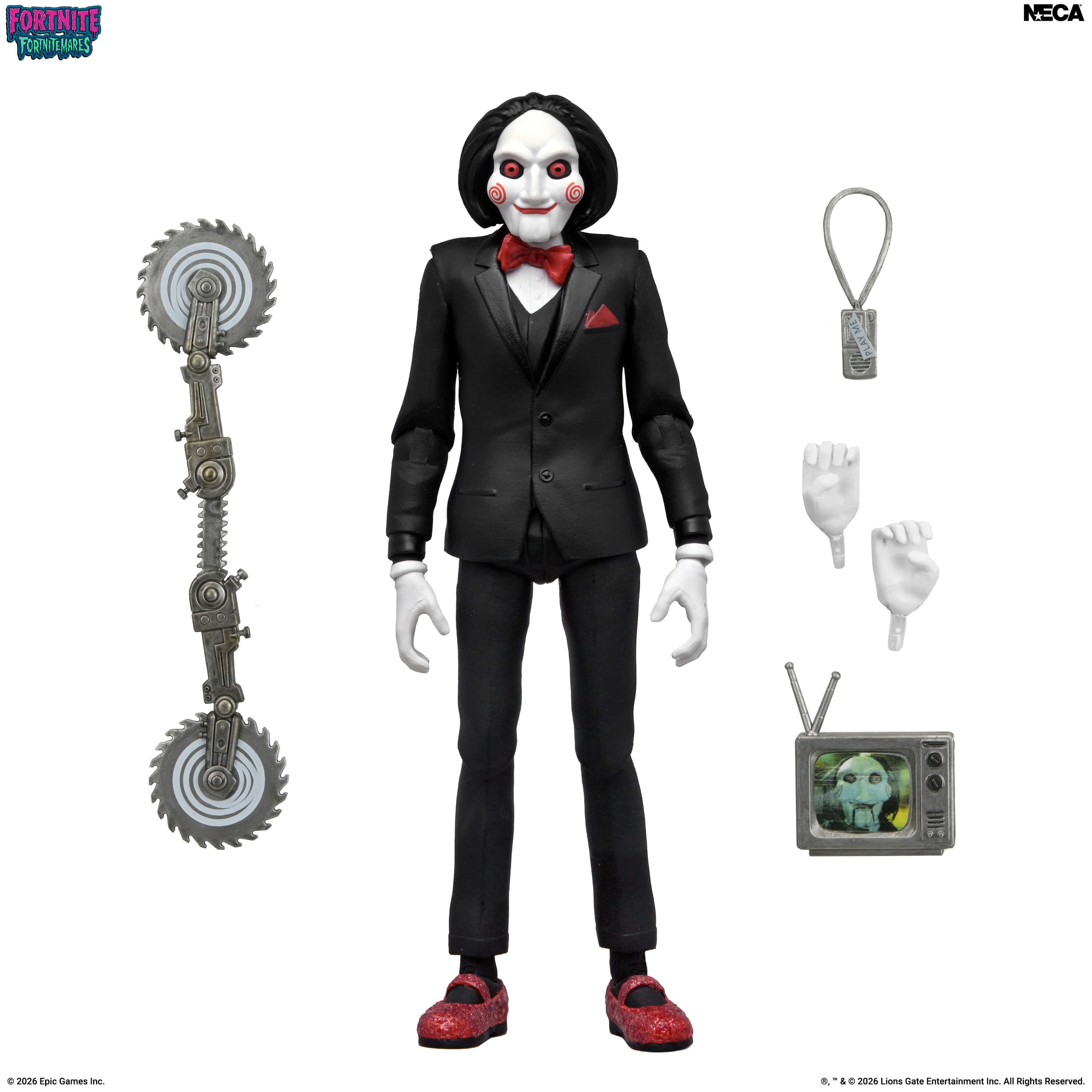 Fortnite x Saw Fortnitemares Billy Action Figure Gallery Image 14
