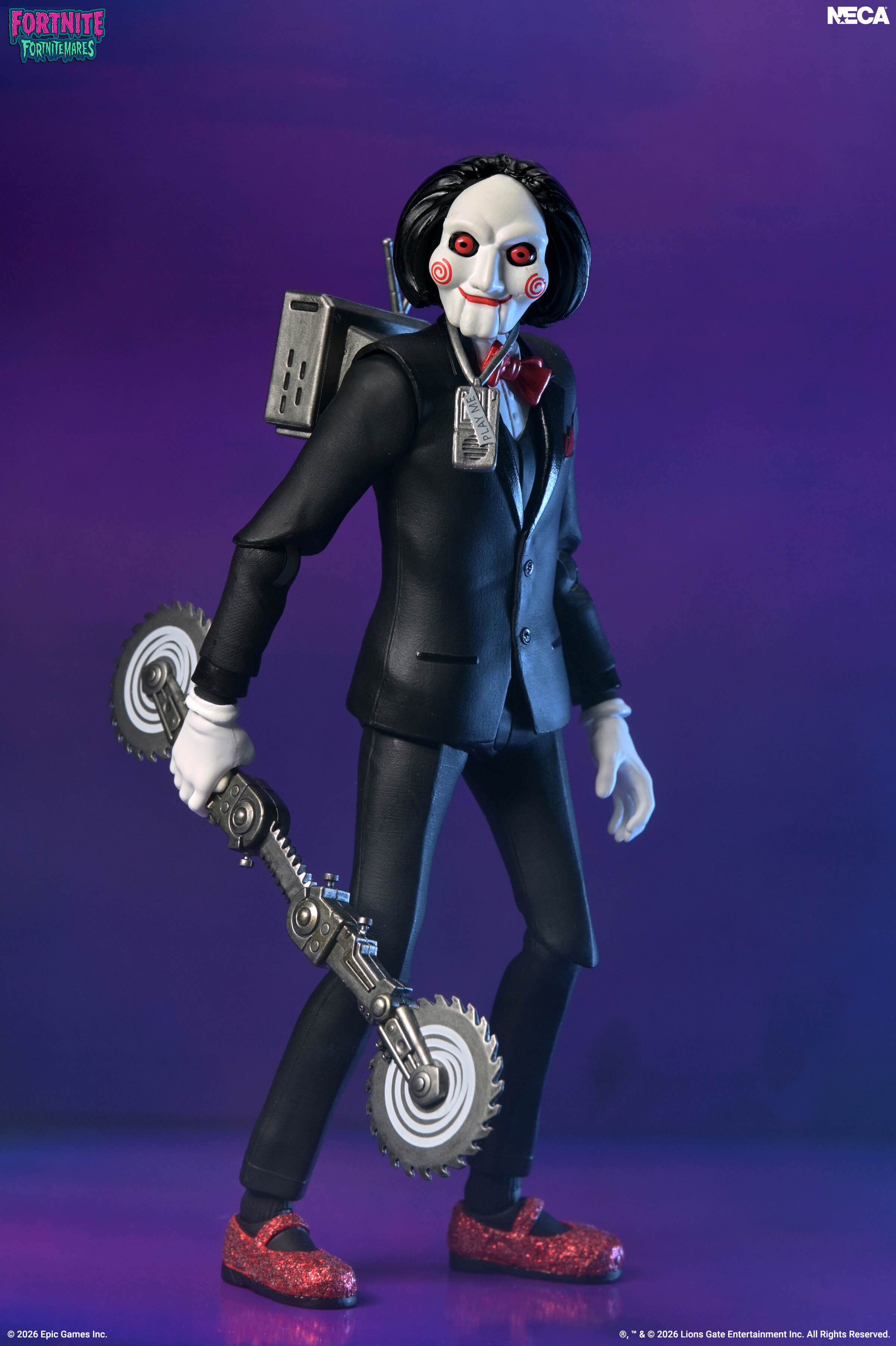Fortnite x Saw Fortnitemares Billy Action Figure Gallery Image 7
