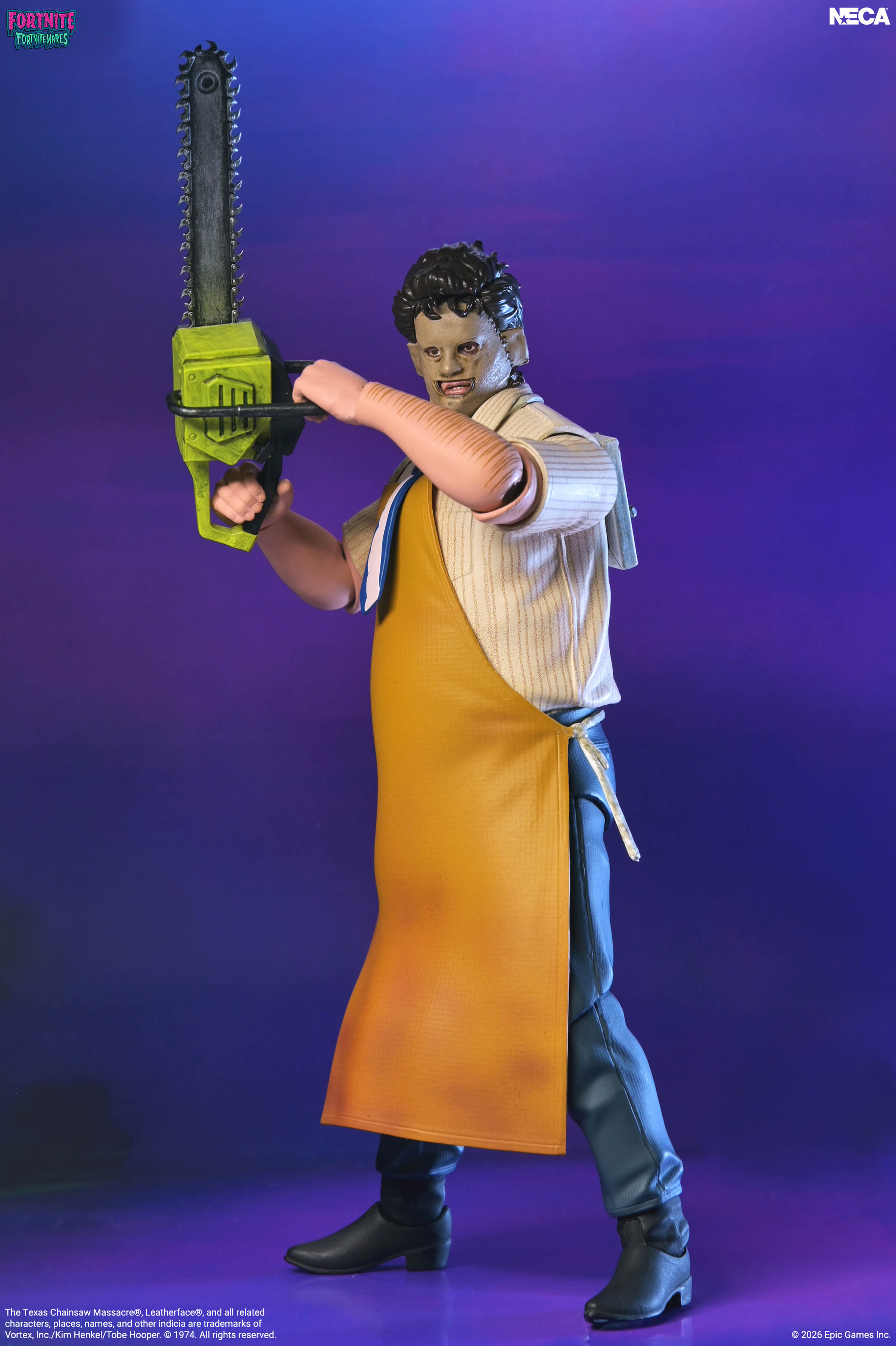 Fortnite x Texas Chainsaw Massacre Fortnitemares Leatherface Action Figure Gallery Image 7