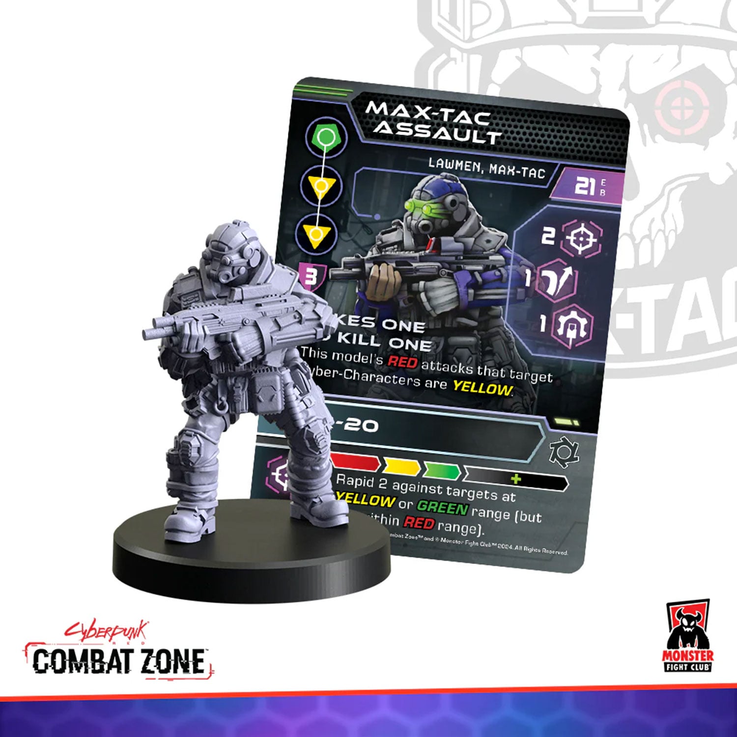 Cyberpunk RED: Combat Zone MAX-TAC Starter Gang Expansion Gallery Image 8