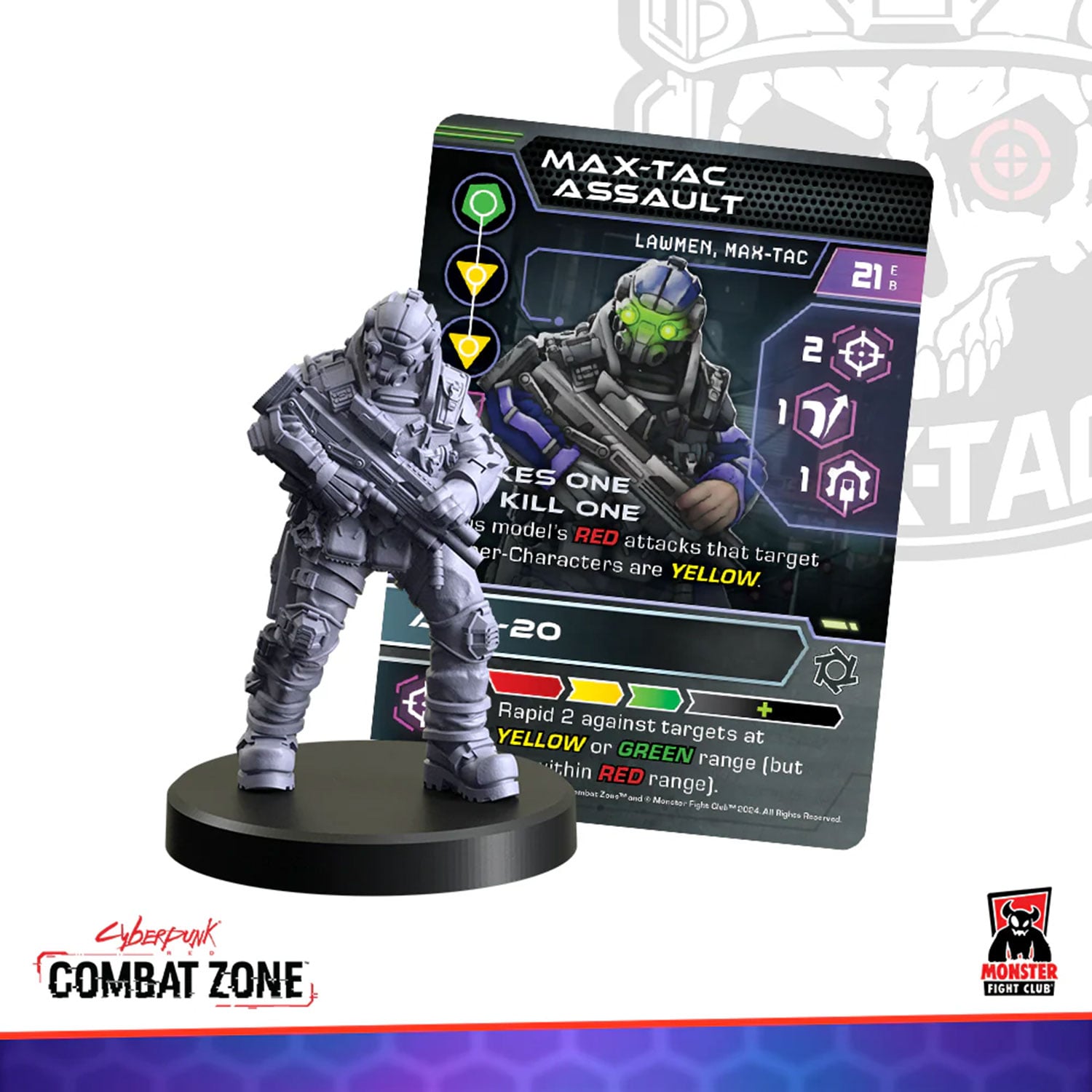 Cyberpunk RED: Combat Zone MAX-TAC Starter Gang Expansion Gallery Image 6