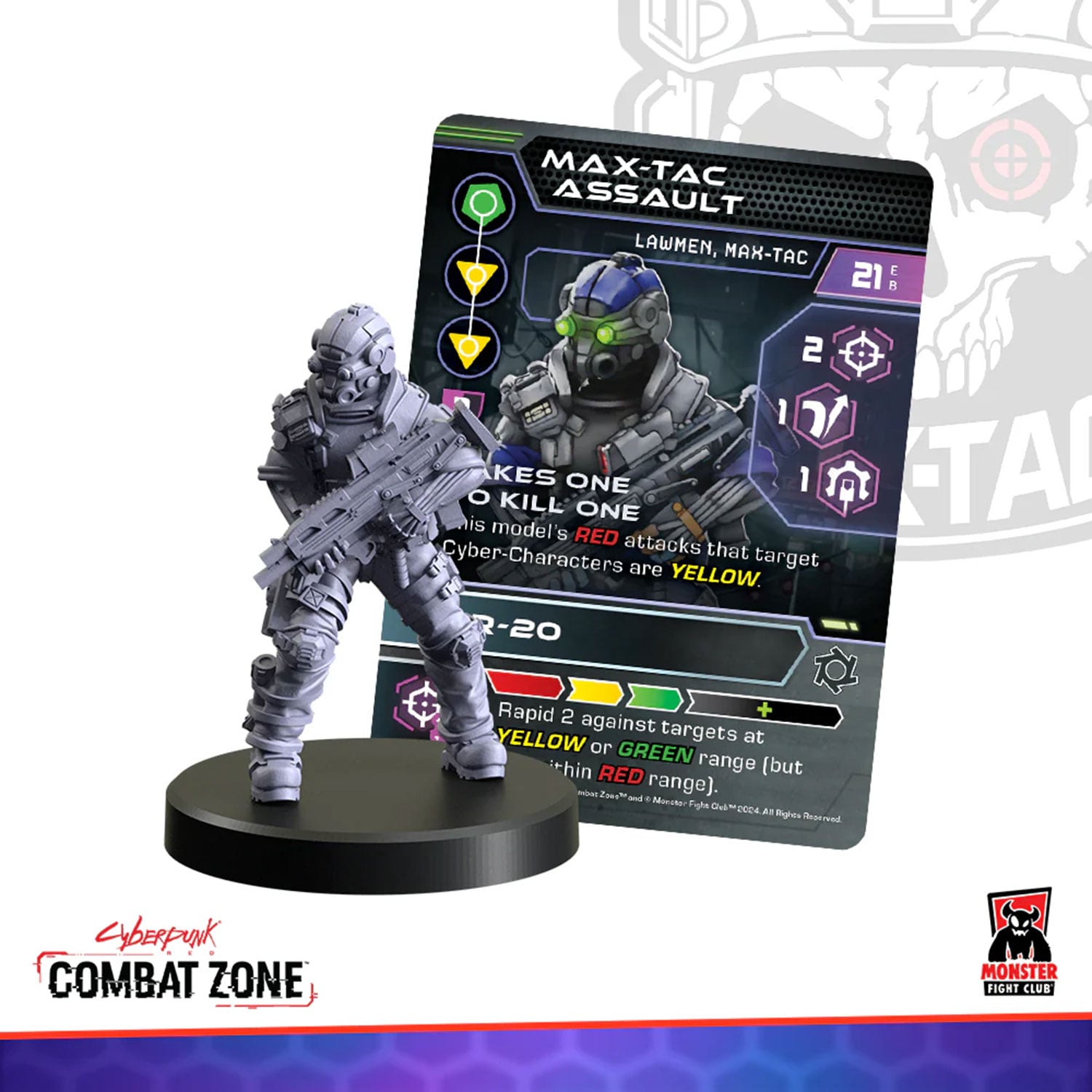 Cyberpunk RED: Combat Zone MAX-TAC Starter Gang Expansion Gallery Image 7