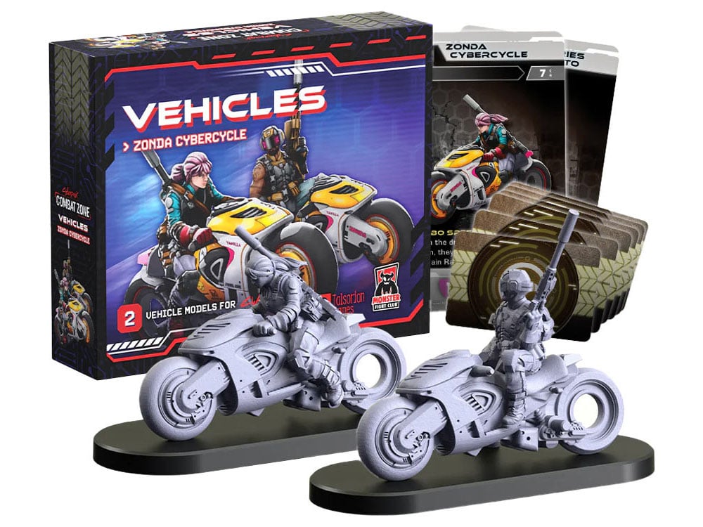 Cyberpunk RED: Combat Zone Zonda Cybercycle Expansion Gallery Image 1