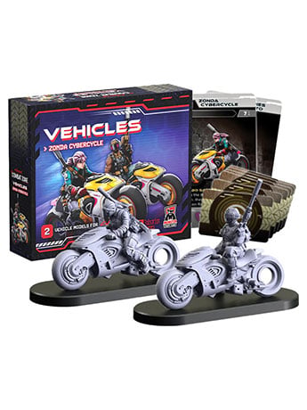 Cyberpunk RED: Combat Zone Zonda Cybercycle Expansion Gallery Image 2