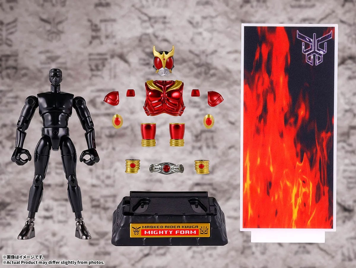 Kamen Rider Kuuga Souchaku Henshin Kamen Rider Kuuga Mighty Form Action Figure Gallery Image 10