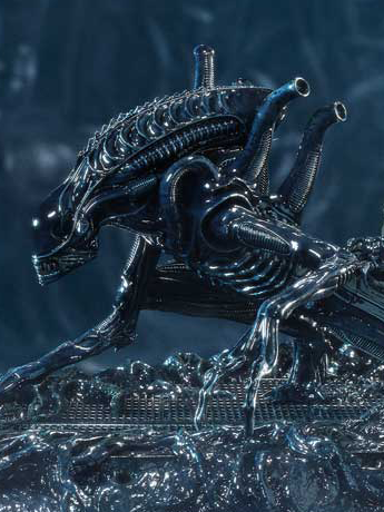 Aliens Ultimate Diorama Masterline Warrior Xenomorph Statue Gallery Image 2