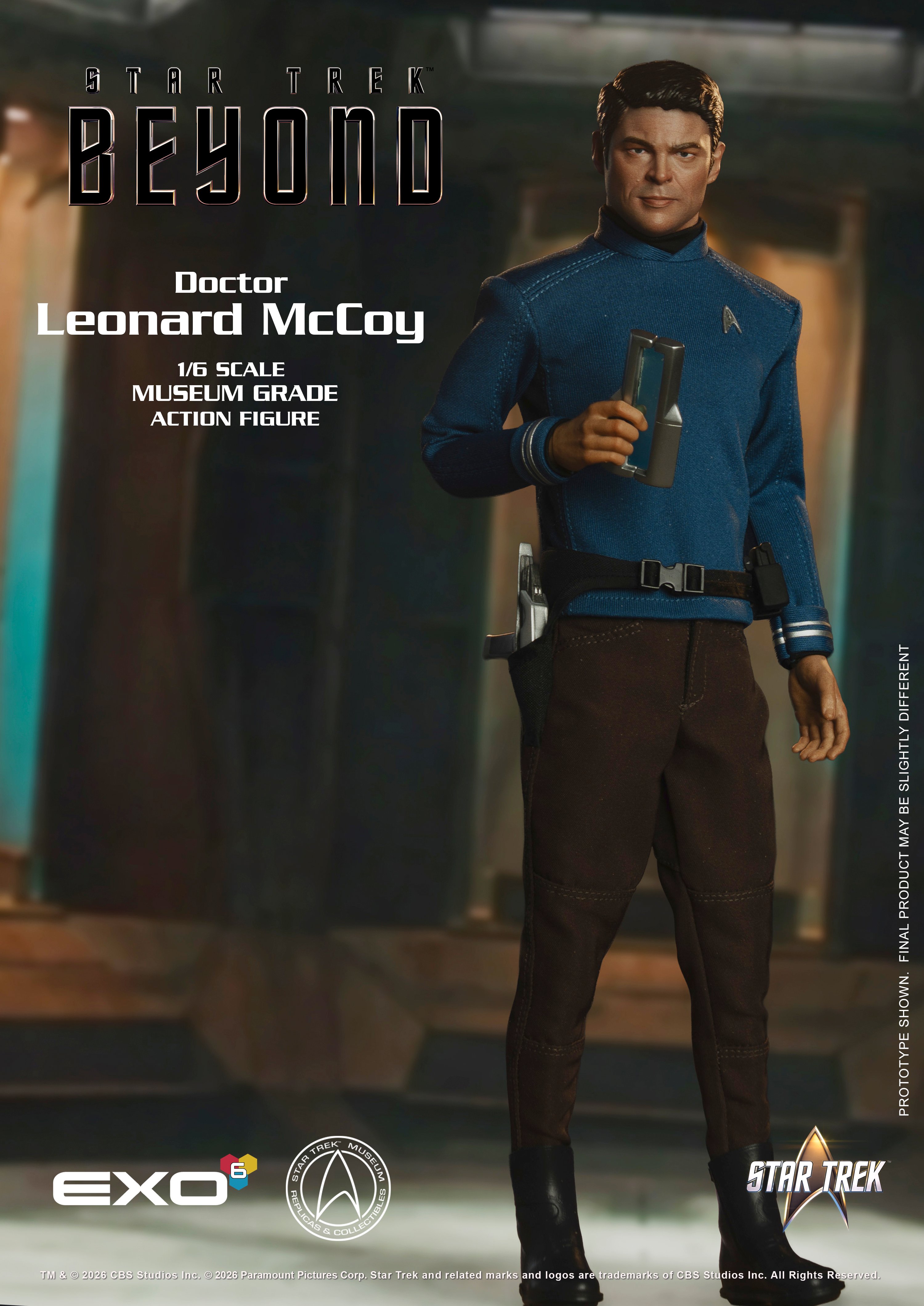 Star Trek Beyond Dr. McCoy 1/6 Scale Action Figure Gallery Image 4