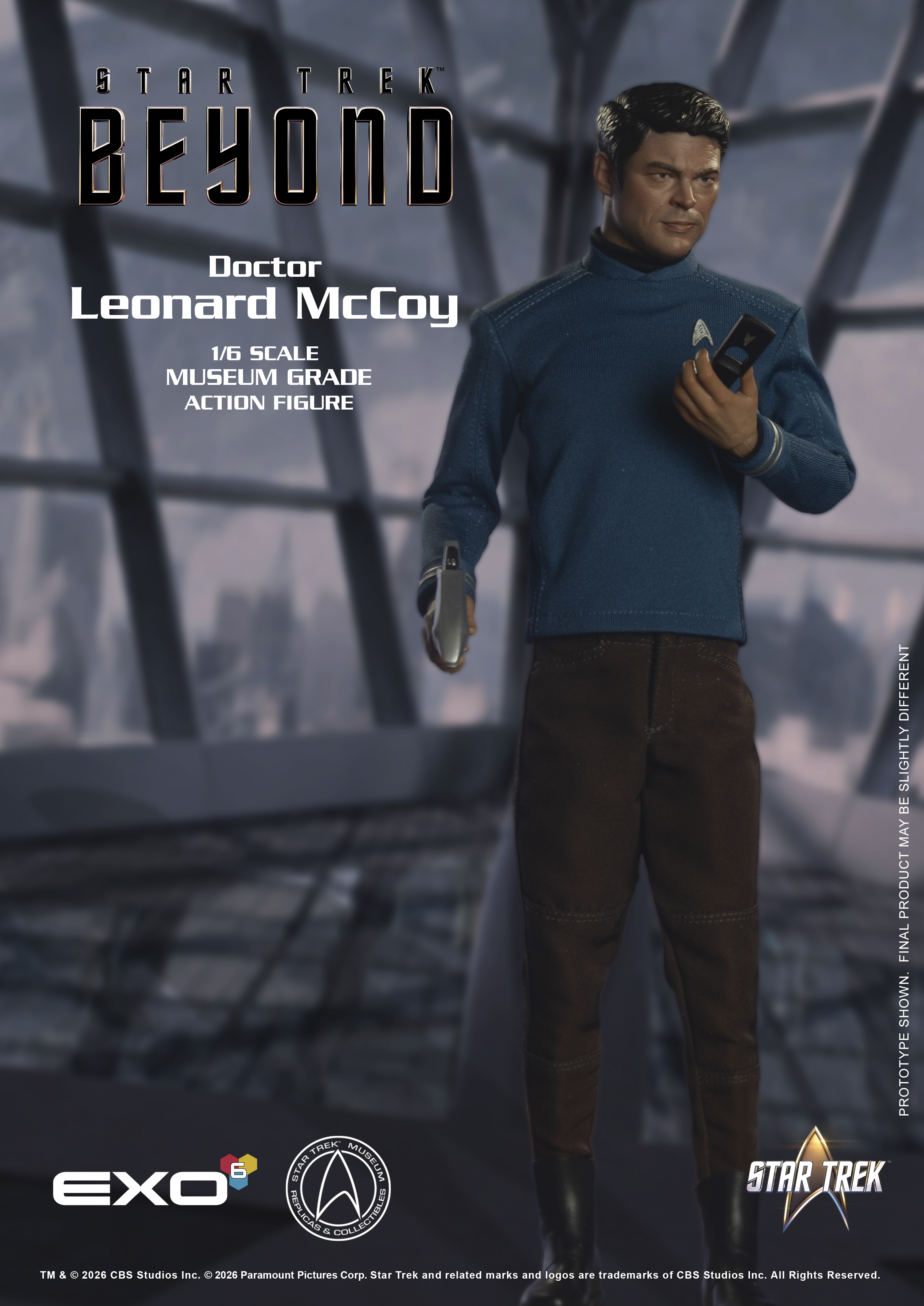 Star Trek Beyond Dr. McCoy 1/6 Scale Action Figure Gallery Image 3