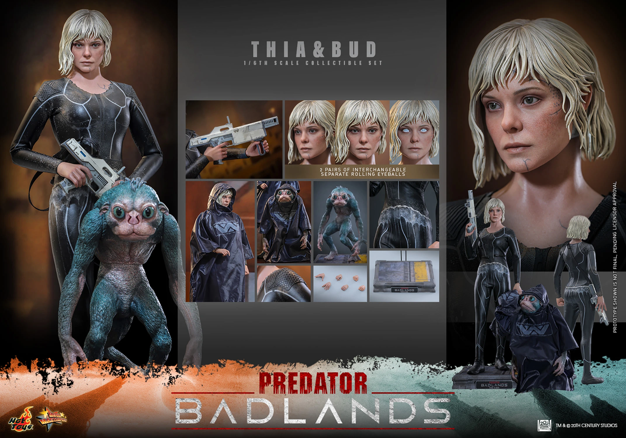 Predator: Badlands MMS900 Thia and Bud 1/6th Scale Collectible Figure Gallery Image 22