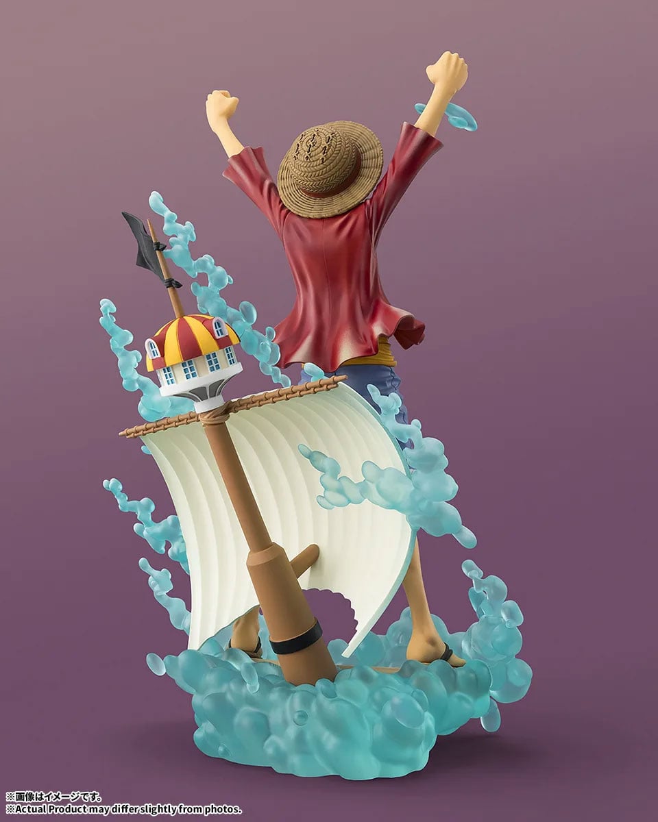 One Piece FiguartsZERO STARTune Monkey D. Luffy (Setting Sail for the New World) Gallery Image 6
