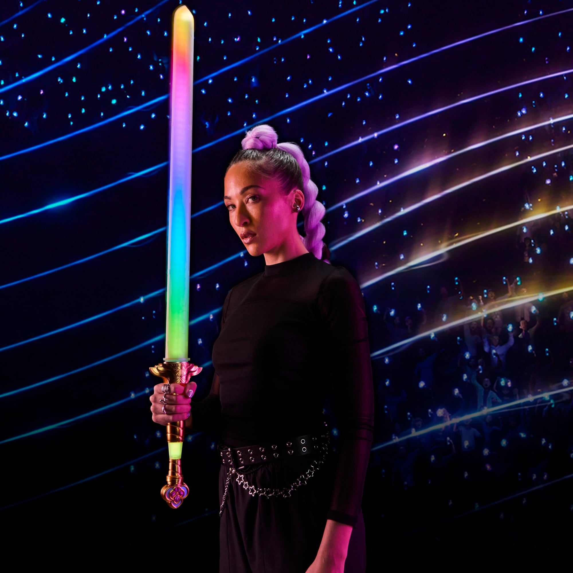 KPop Demon Hunters Rumi Sain-Geom Premium Electronic Sword Gallery Image 10