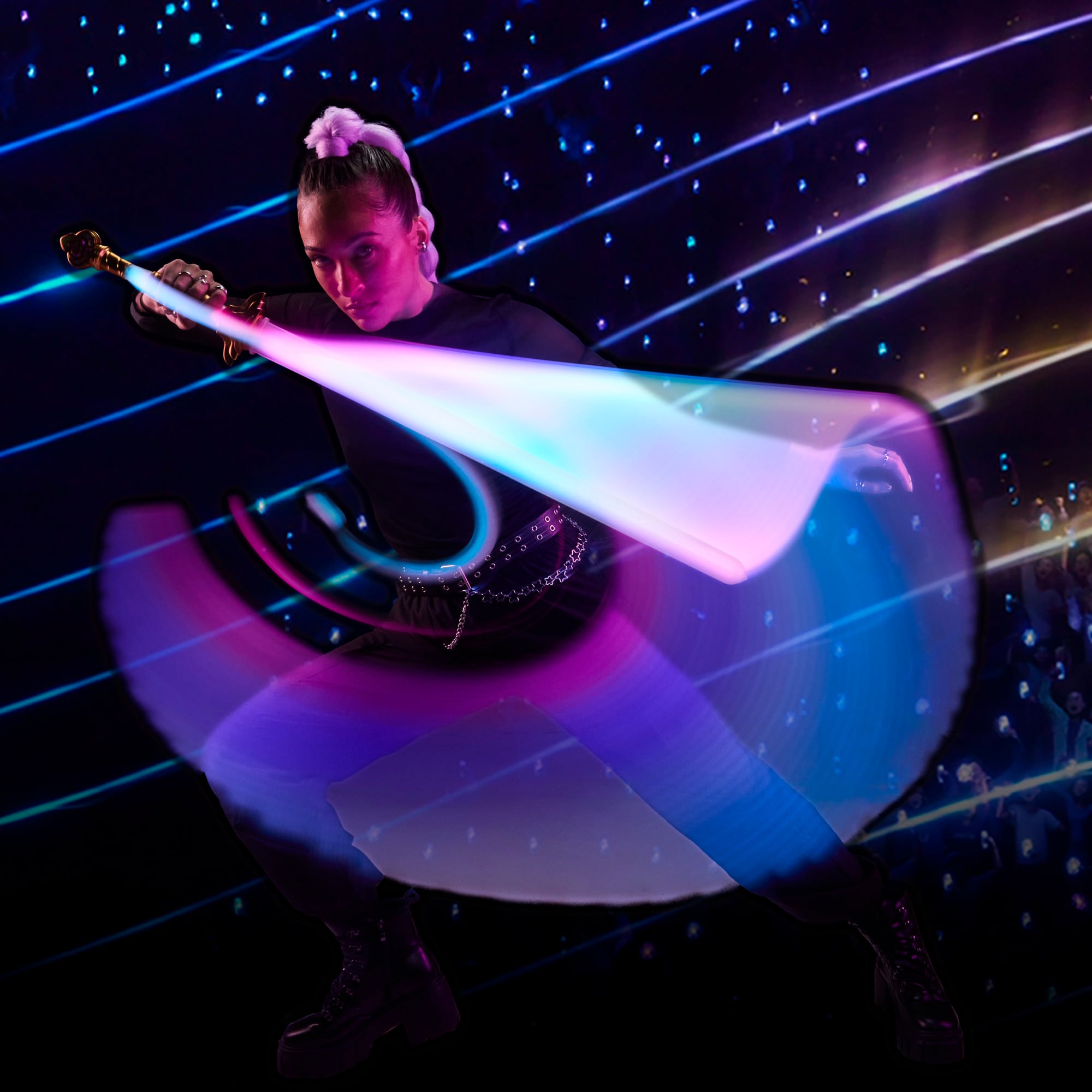 KPop Demon Hunters Rumi Sain-Geom Premium Electronic Sword Gallery Image 12