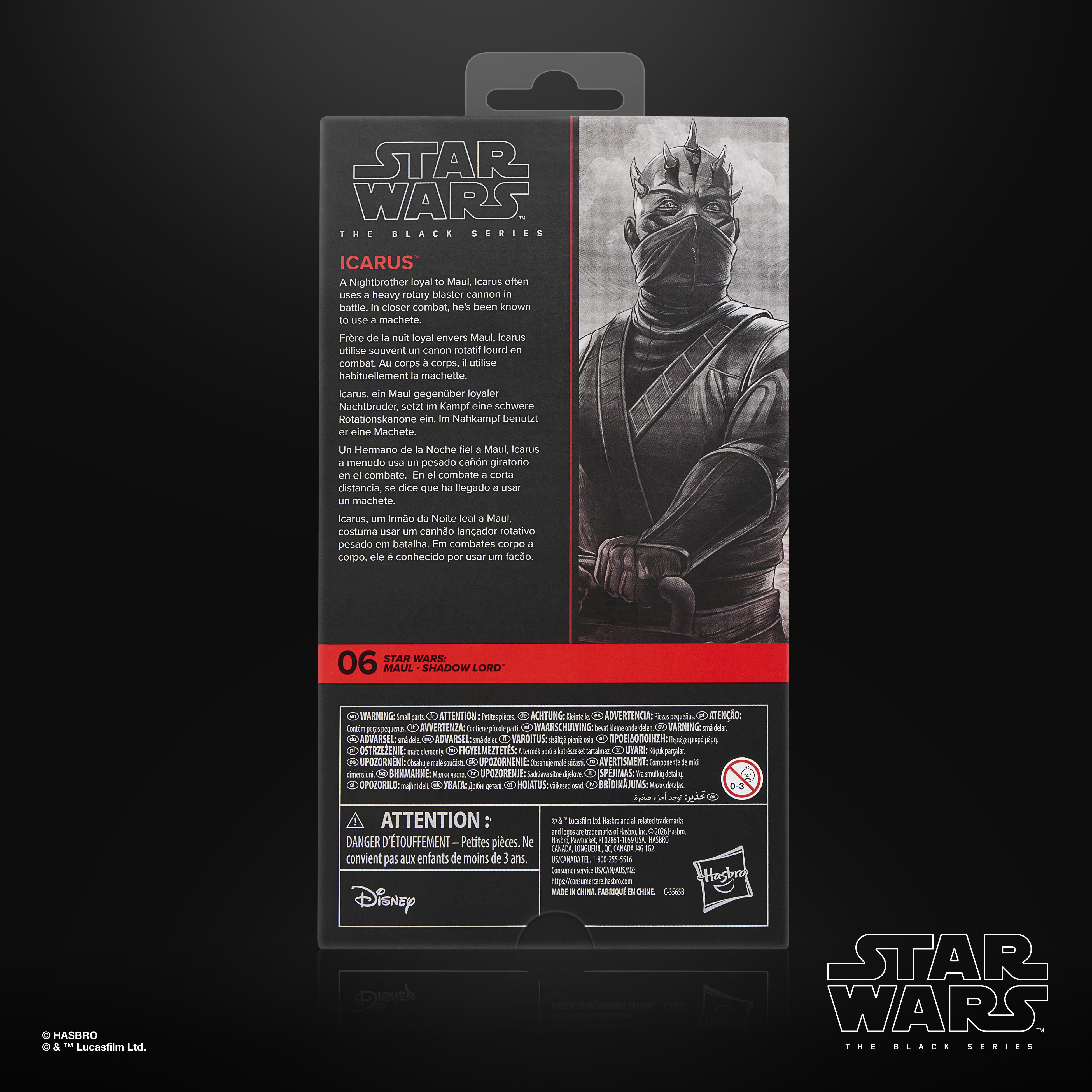 Star Wars: The Black Series Icarus (Maul- Shadow Lord) Action Figure Gallery Image 11