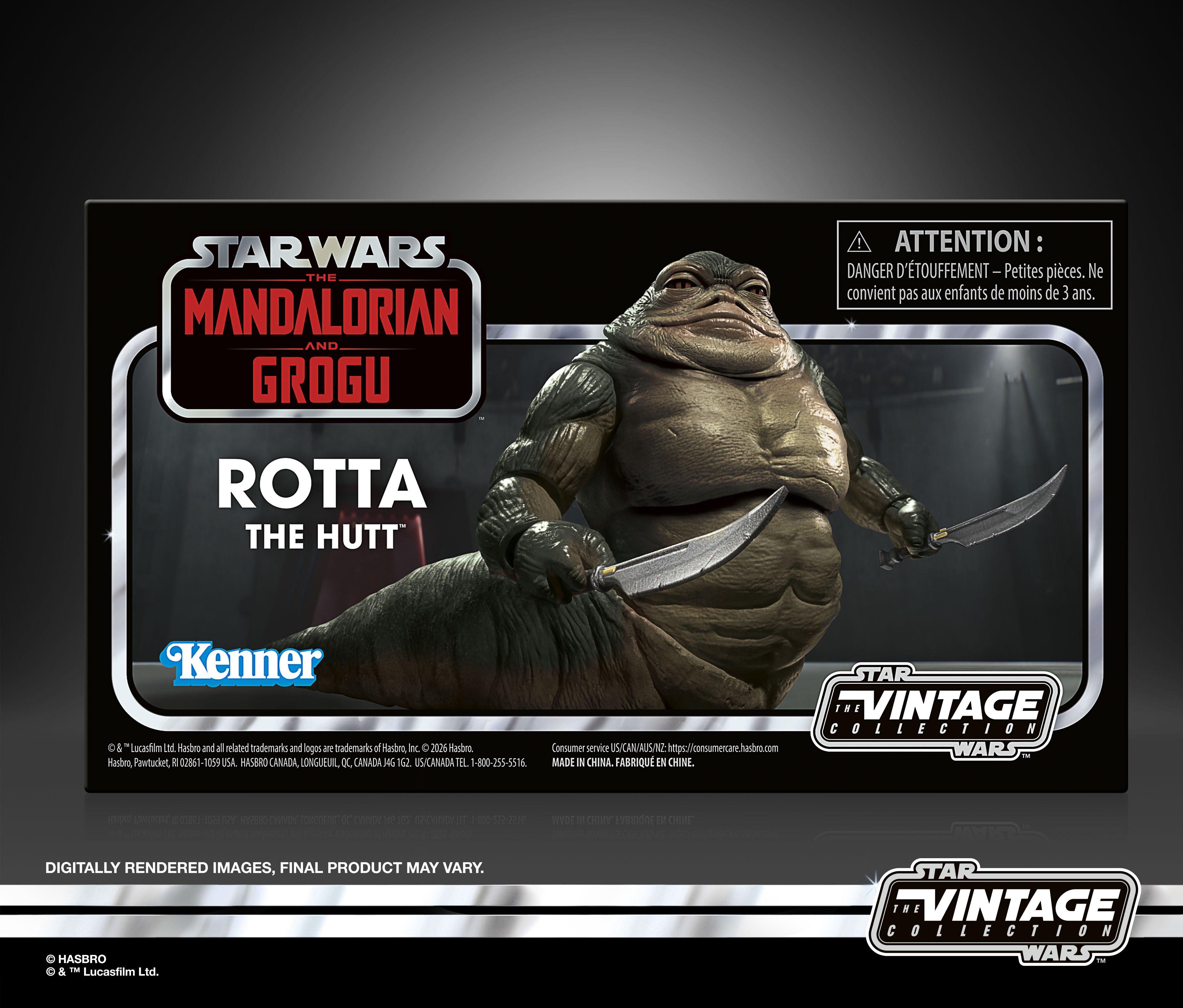 Star Wars: The Vintage Collection Rotta the Hutt (The Mandalorian and Gogu) Action Figure Gallery Image 6