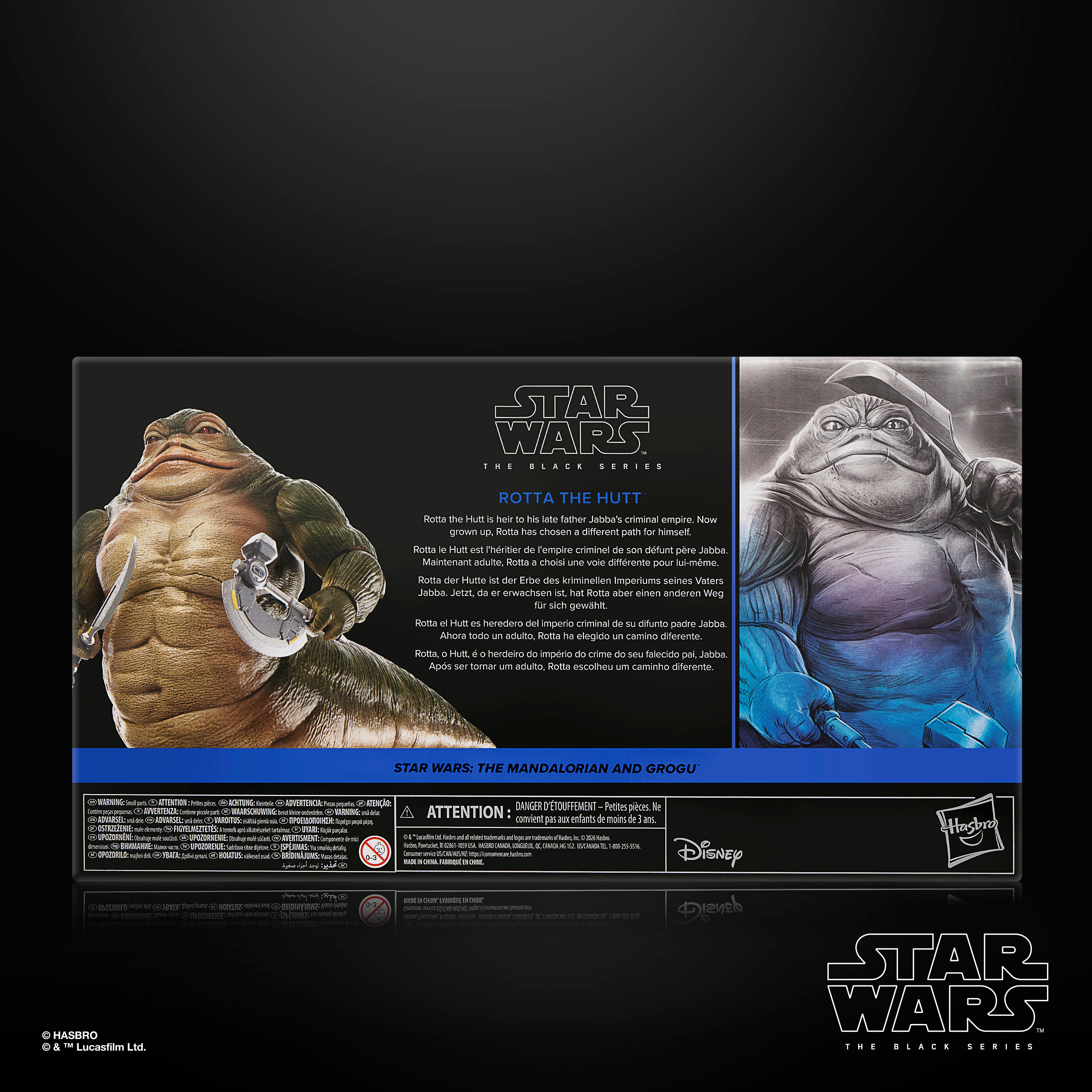 Star Wars: The Black Series Rotta the Hutt (The Mandalorian and Grogu) Action Figure Gallery Image 14