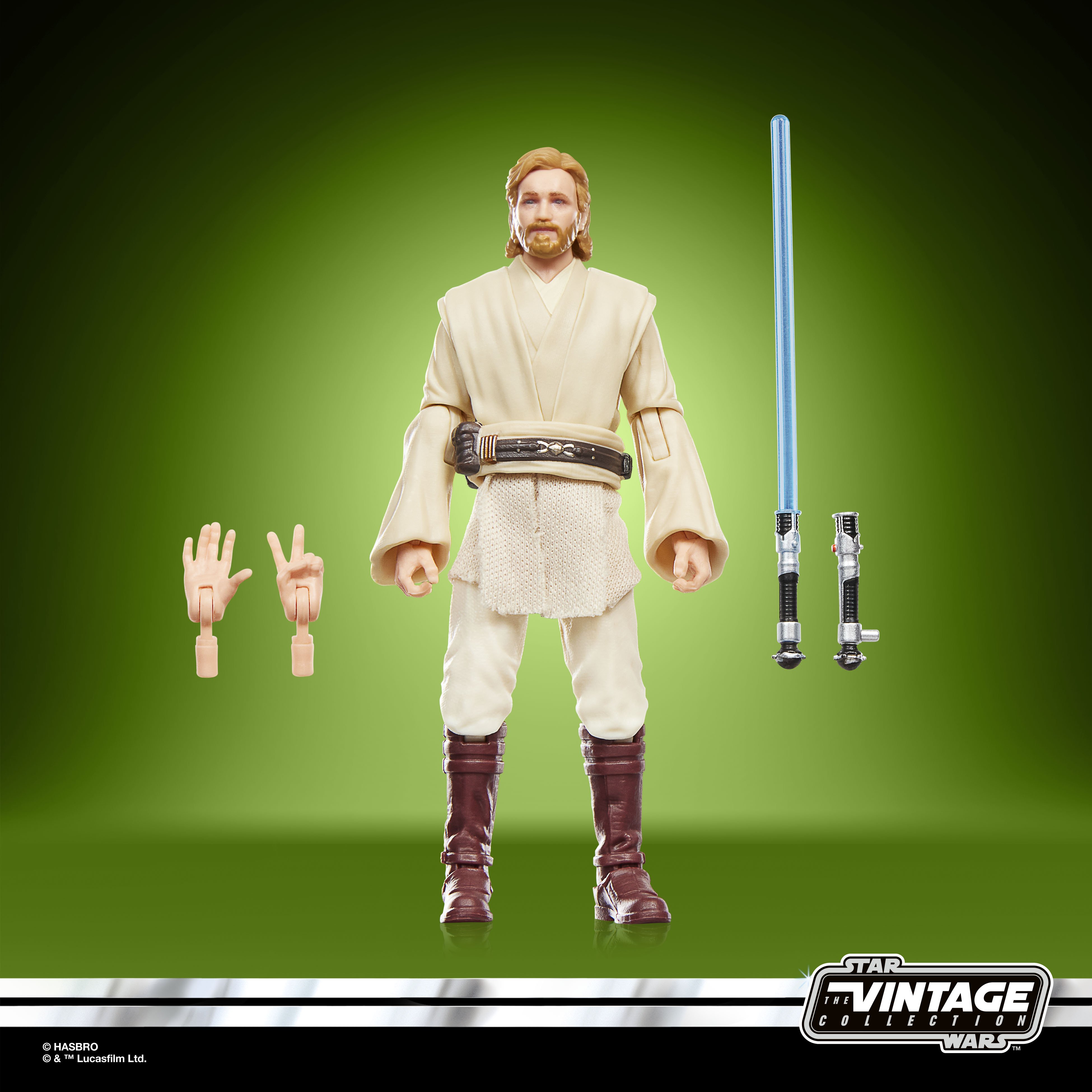 Star Wars: The Vintage Collection Obi-Wan Kenobi (Attack of the Clones) Action Figure Gallery Image 7
