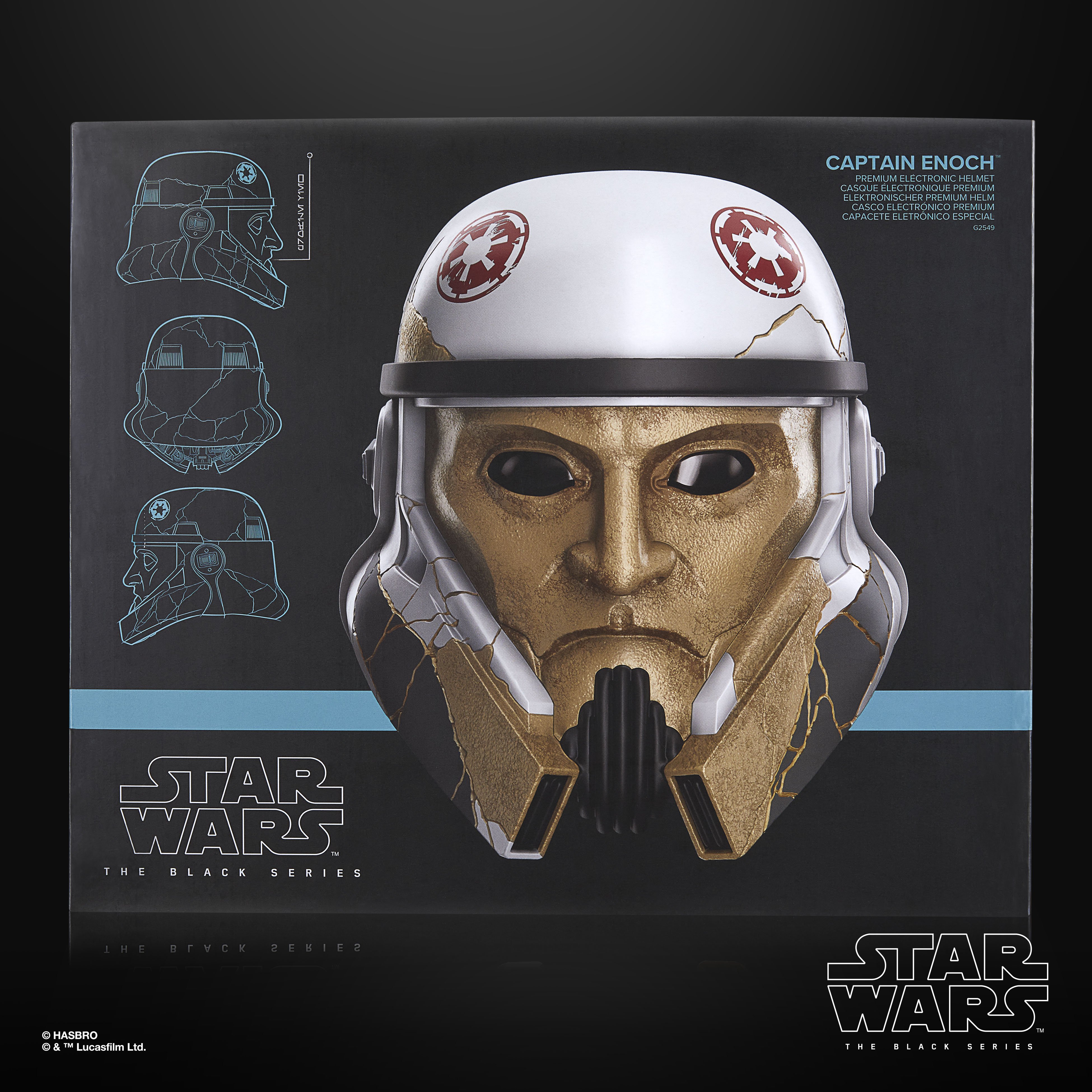 Star Wars: The Black Series Captain Enoch (Ahsoka) 1:1 Scale Wearable Electronic Helmet Gallery Image 7
