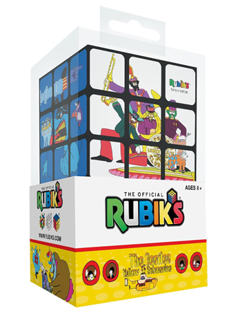 Image of The Beatles Yellow Submarine Rubik's Cube