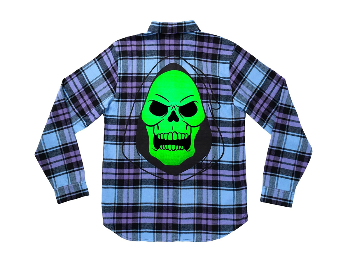 Masters of the Universe Skeletor Flannel Shirt Gallery Image 4