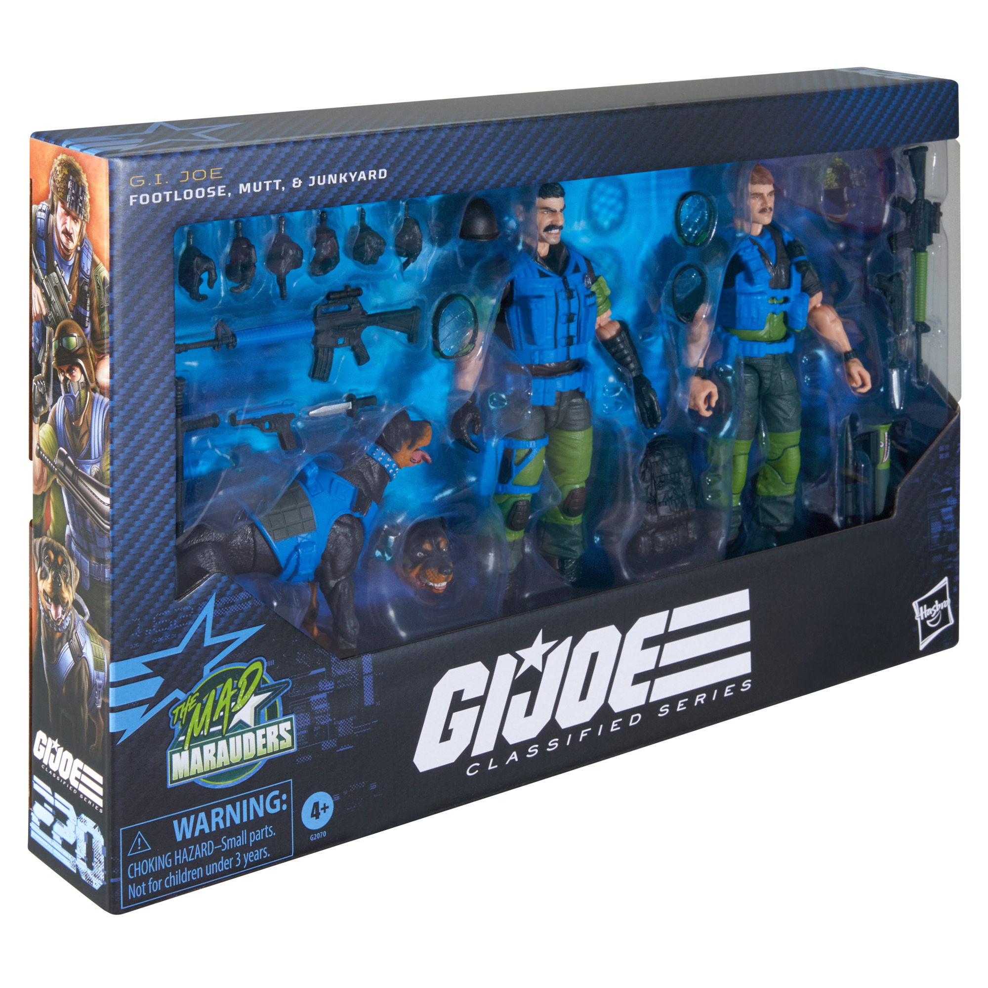 G.I. Joe Classified Series #220 Mad Marauders Footloose, Mutt & Junkyard Action Figure Three-Pack Gallery Image 24