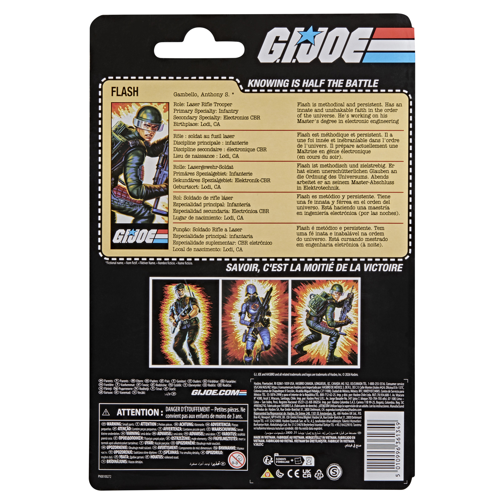 G.I. Joe Classified Series Retro Collection Anthony "Flash" Gambello Action Figure Gallery Image 15