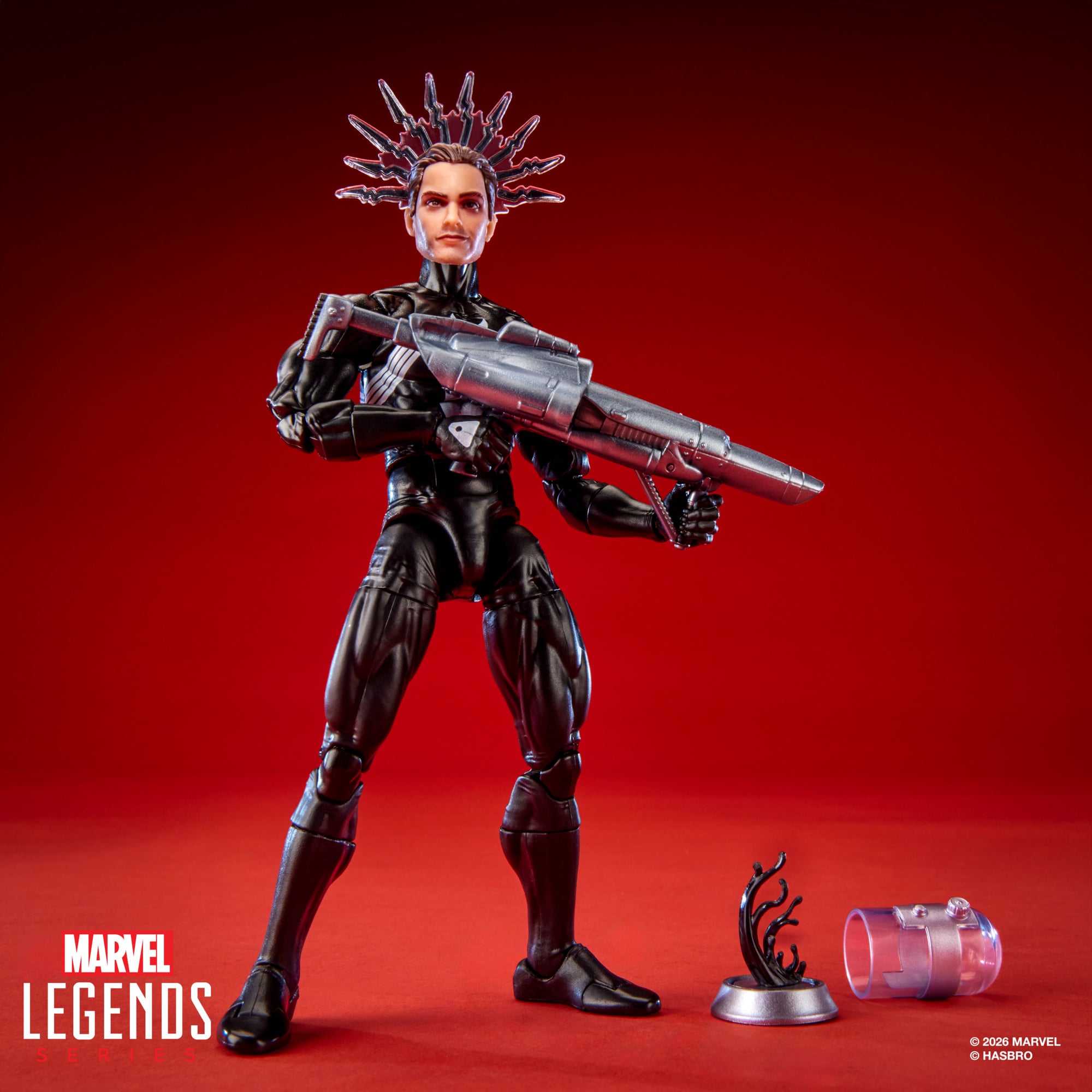 Marvel Legends Maximum Series Spider-Man (Symbiote) Action Figure Gallery Image 12