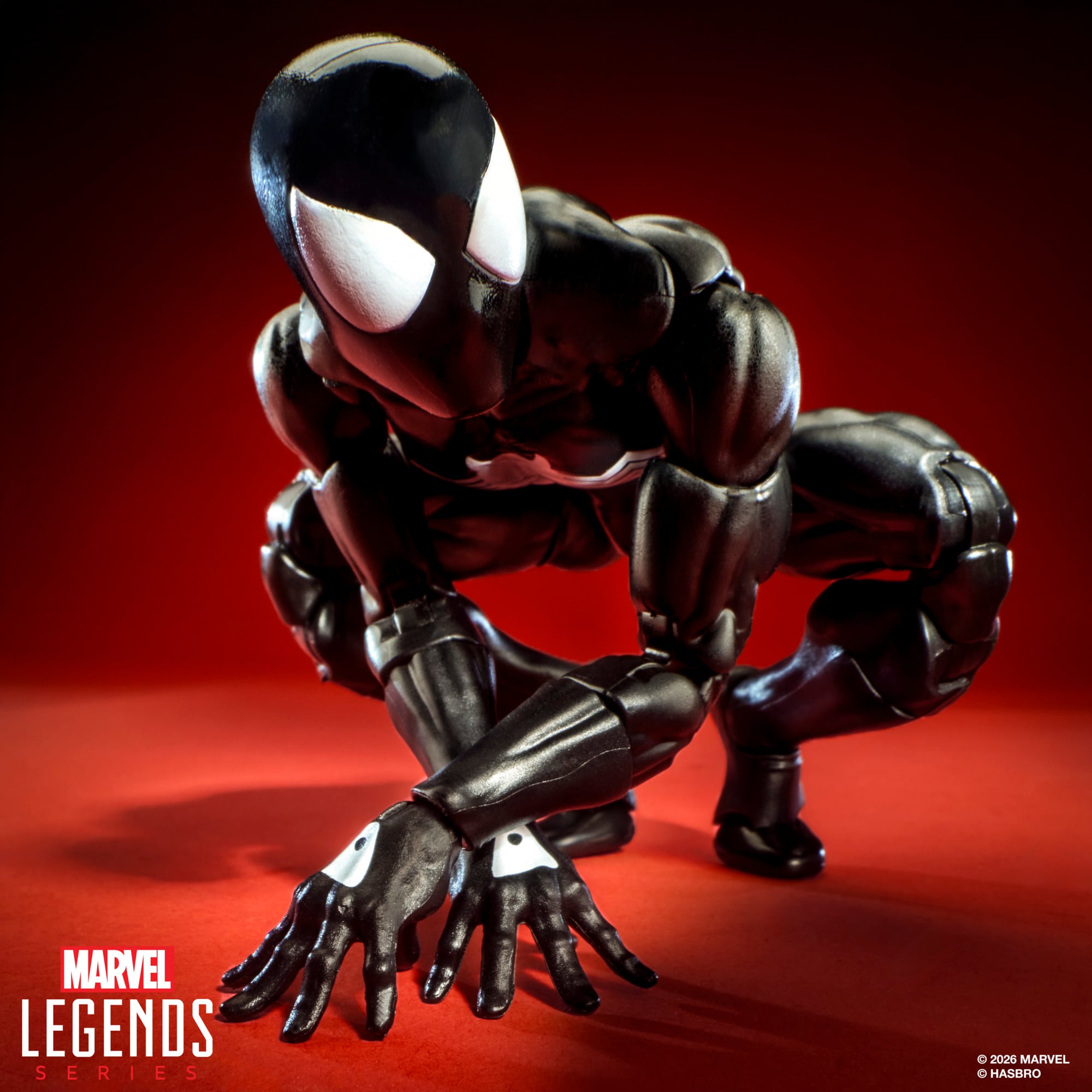 Marvel Legends Maximum Series Spider-Man (Symbiote) Action Figure Gallery Image 7