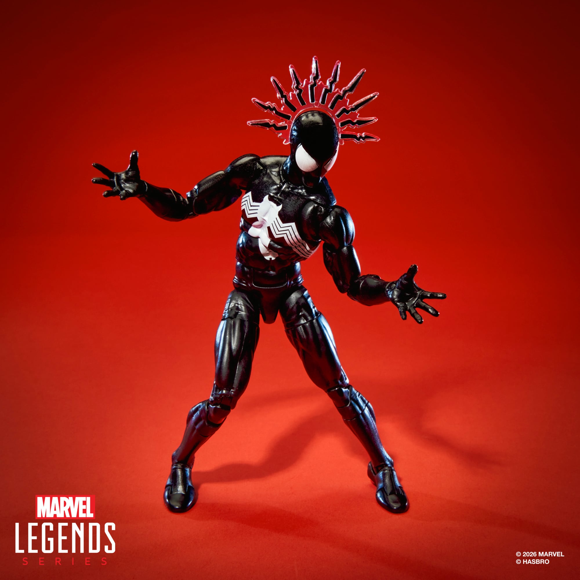 Marvel Legends Maximum Series Spider-Man (Symbiote) Action Figure Gallery Image 3