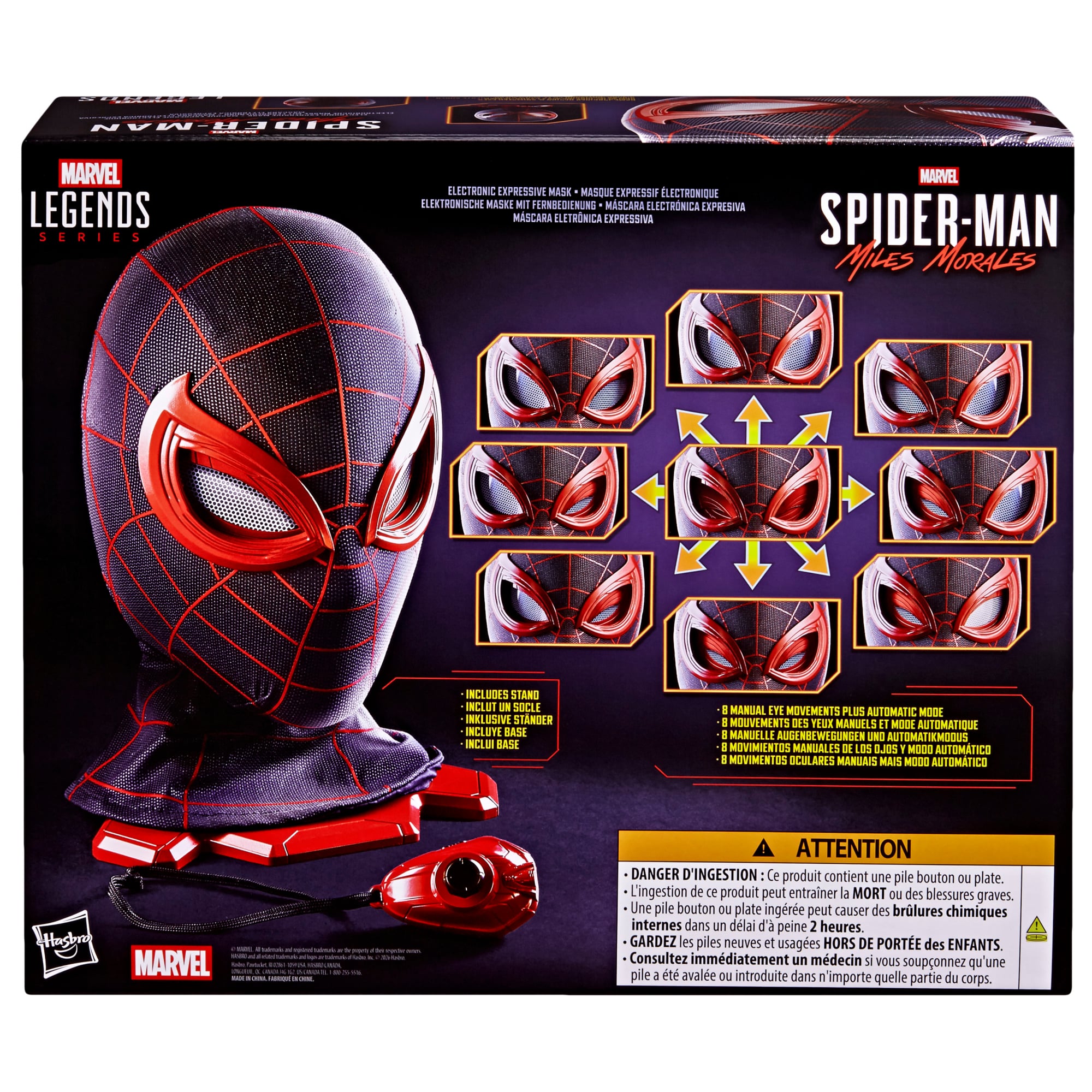 Marvel's Spider-Man 2 Marvel Legends Miles Morales 1:1 Scale Wearable Mask Gallery Image 21
