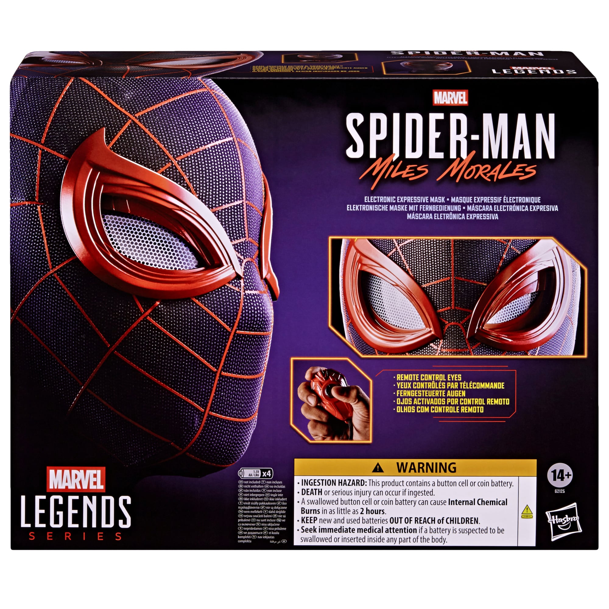Marvel's Spider-Man 2 Marvel Legends Miles Morales 1:1 Scale Wearable Mask Gallery Image 20