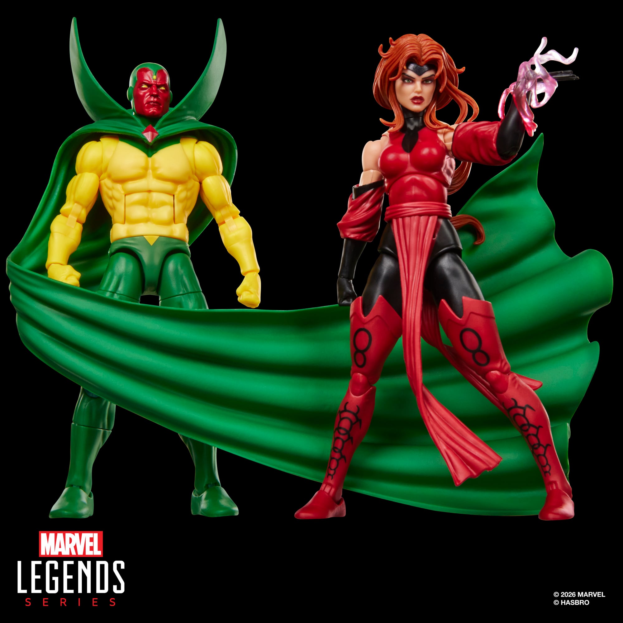 Avengers: The Crossing Marvel Legends Vision & Scarlet Witch Action Figure Two-Pack Gallery Image 4