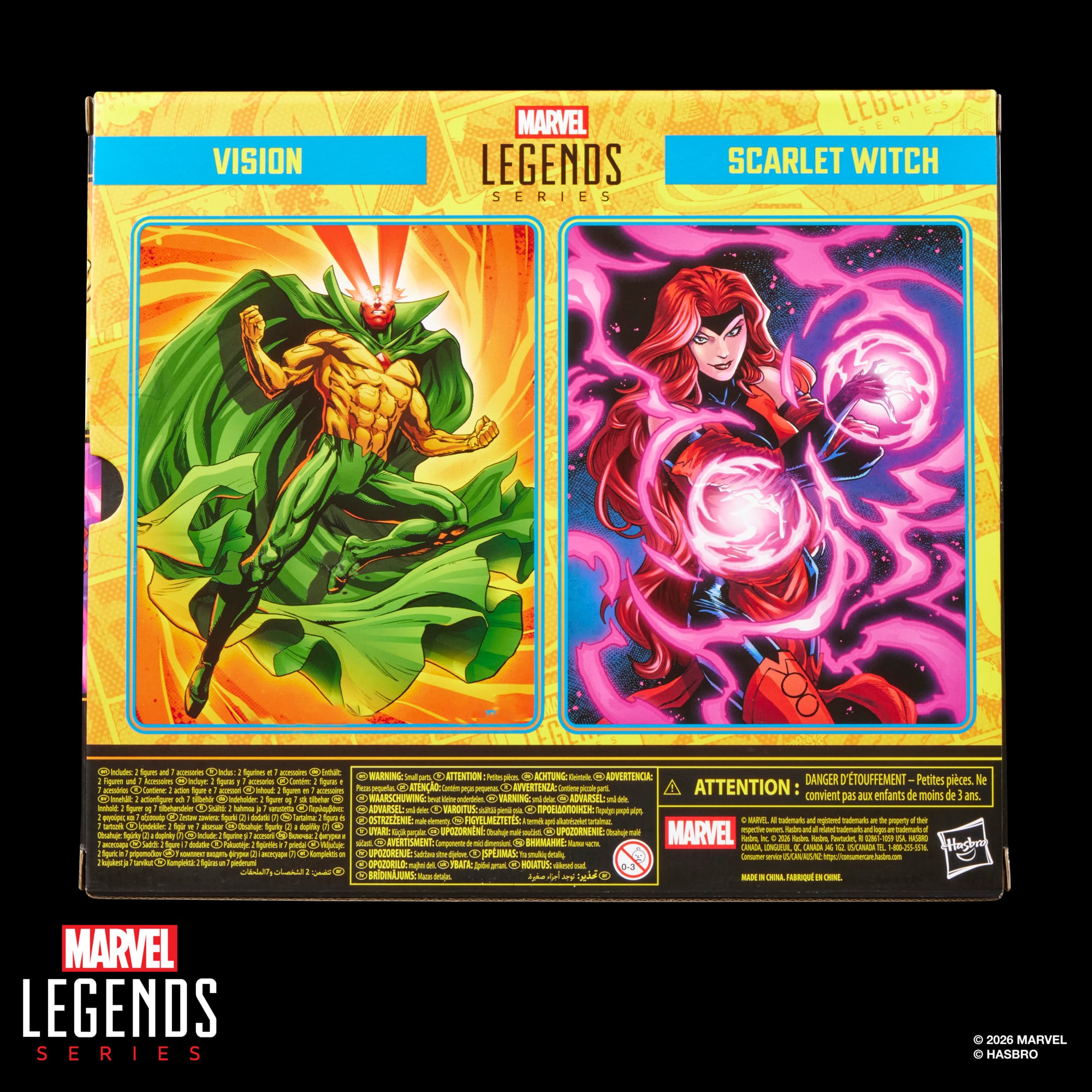 Avengers: The Crossing Marvel Legends Vision & Scarlet Witch Action Figure Two-Pack Gallery Image 18