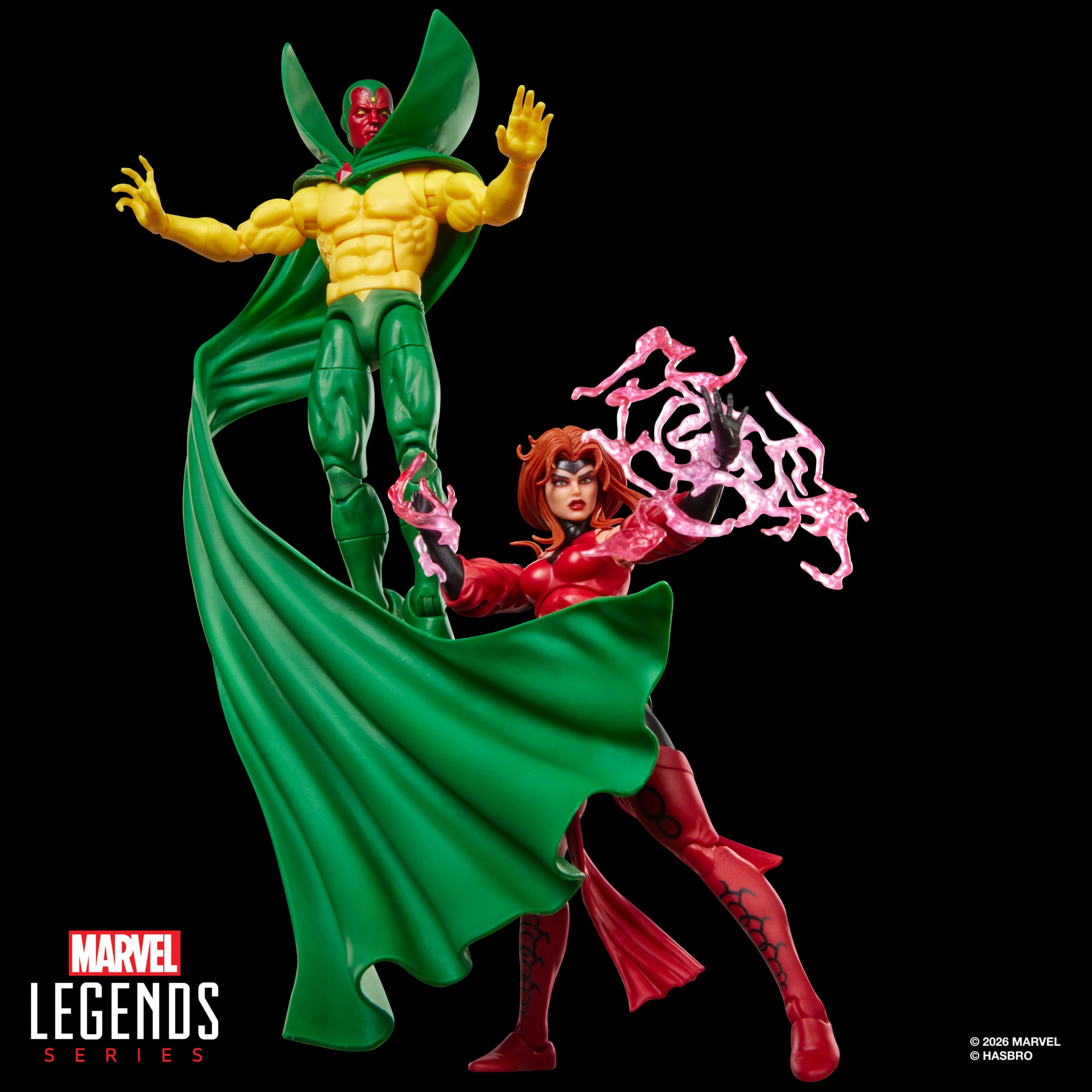 Avengers: The Crossing Marvel Legends Vision & Scarlet Witch Action Figure Two-Pack Gallery Image 3