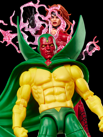Avengers: The Crossing Marvel Legends Vision & Scarlet Witch Action Figure Two-Pack Gallery Image 2