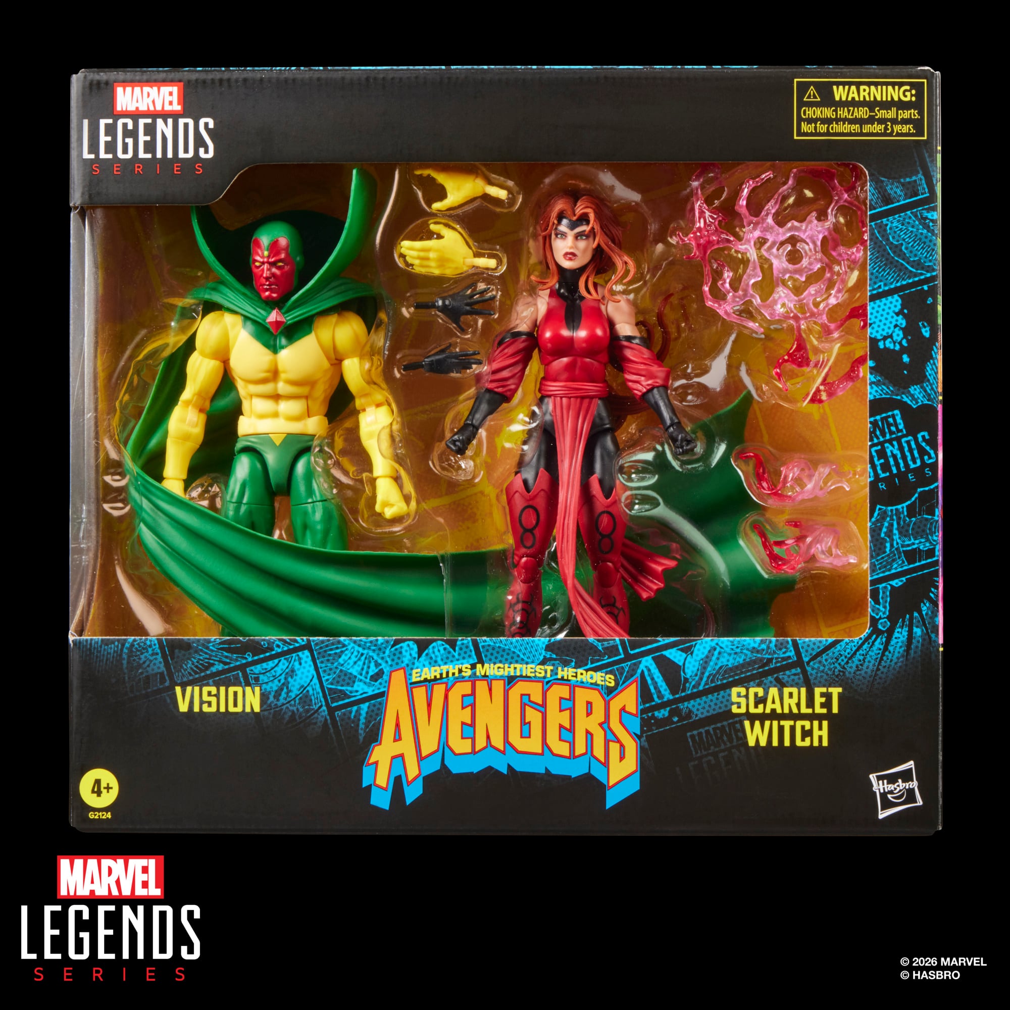 Avengers: The Crossing Marvel Legends Vision & Scarlet Witch Action Figure Two-Pack Gallery Image 16