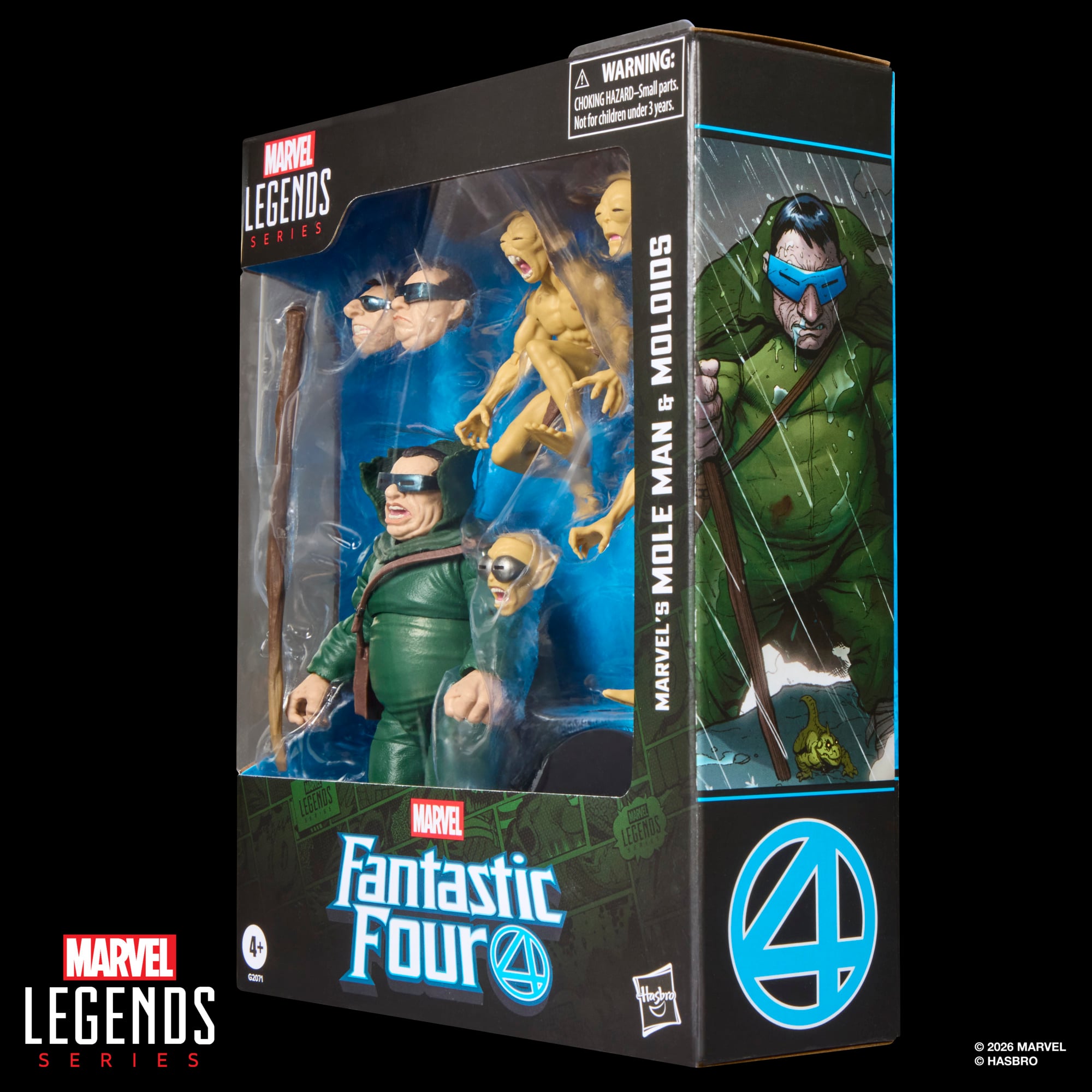 Fantastic Four Marvel Legends Mole Man & Moloids Action Figure Three-Pack Gallery Image 16