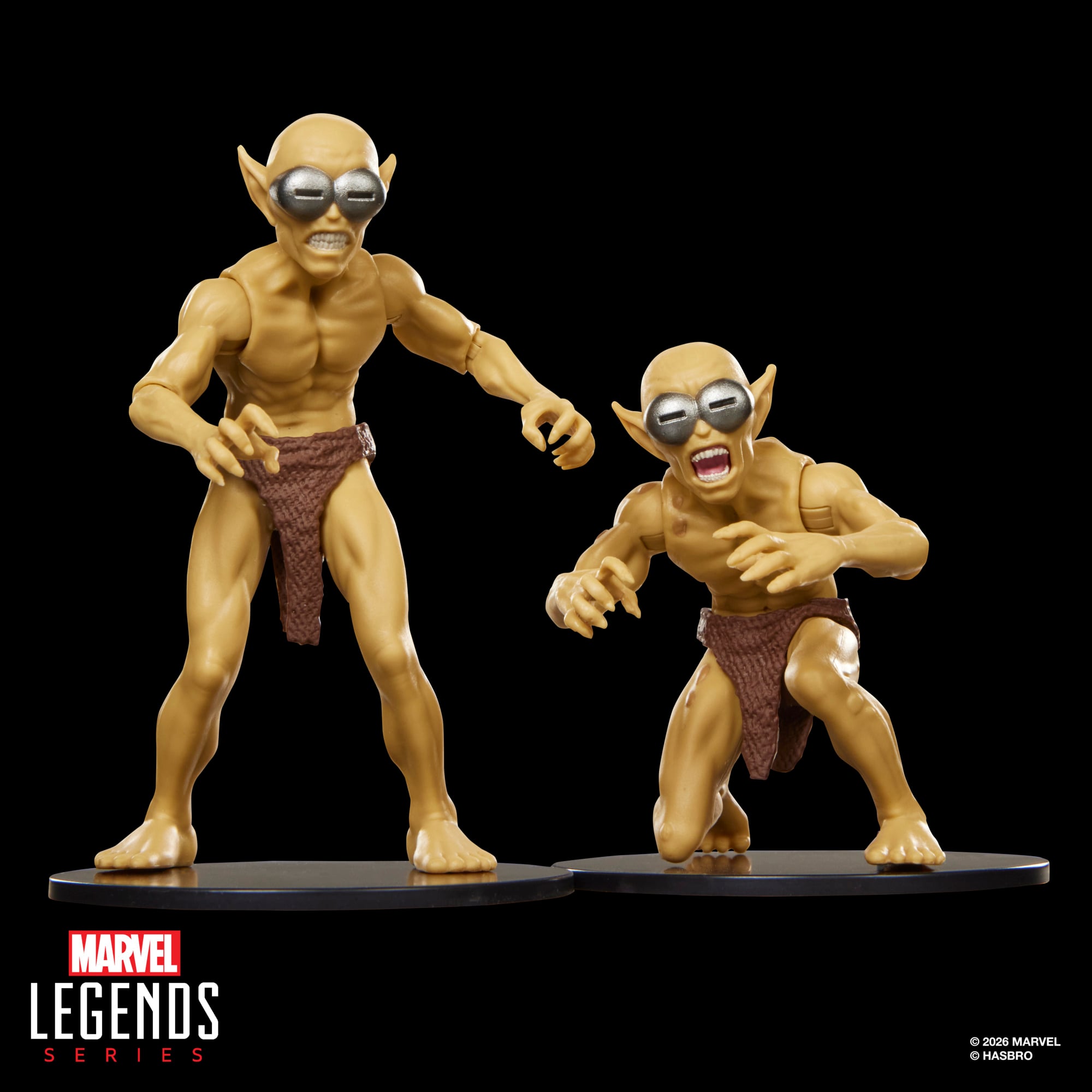 Fantastic Four Marvel Legends Mole Man & Moloids Action Figure Three-Pack Gallery Image 12