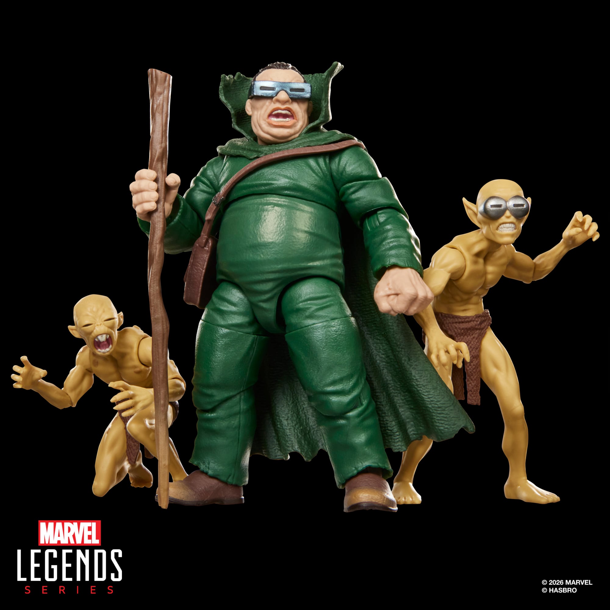 Fantastic Four Marvel Legends Mole Man & Moloids Action Figure Three-Pack Gallery Image 3