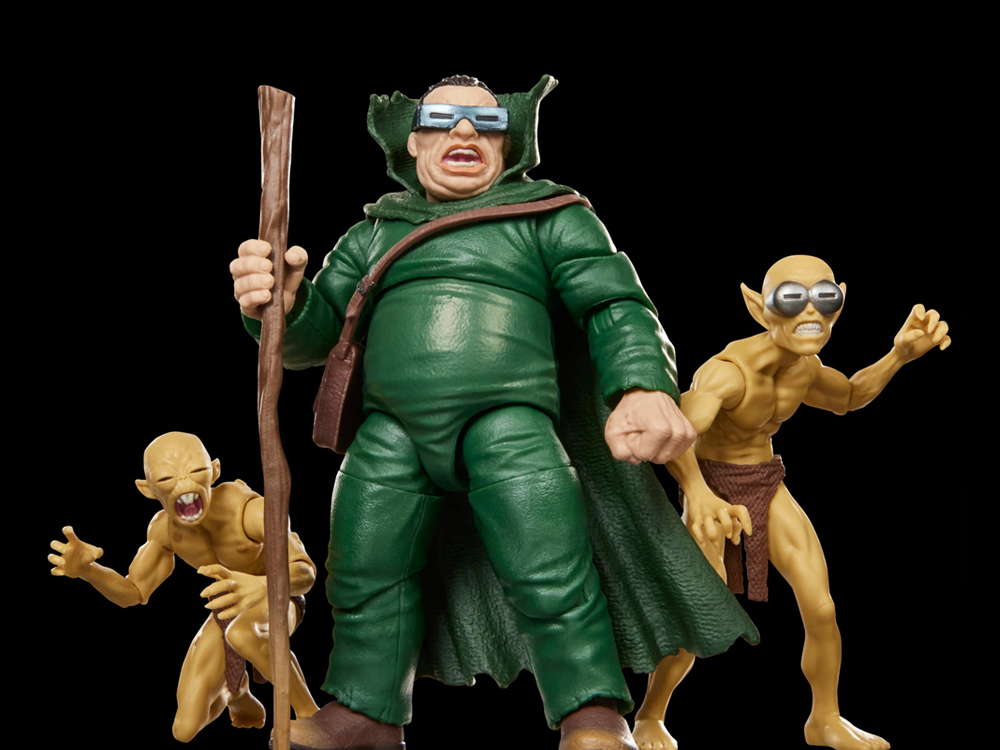 Fantastic Four Marvel Legends Mole Man & Moloids Action Figure Three-Pack Gallery Image 1