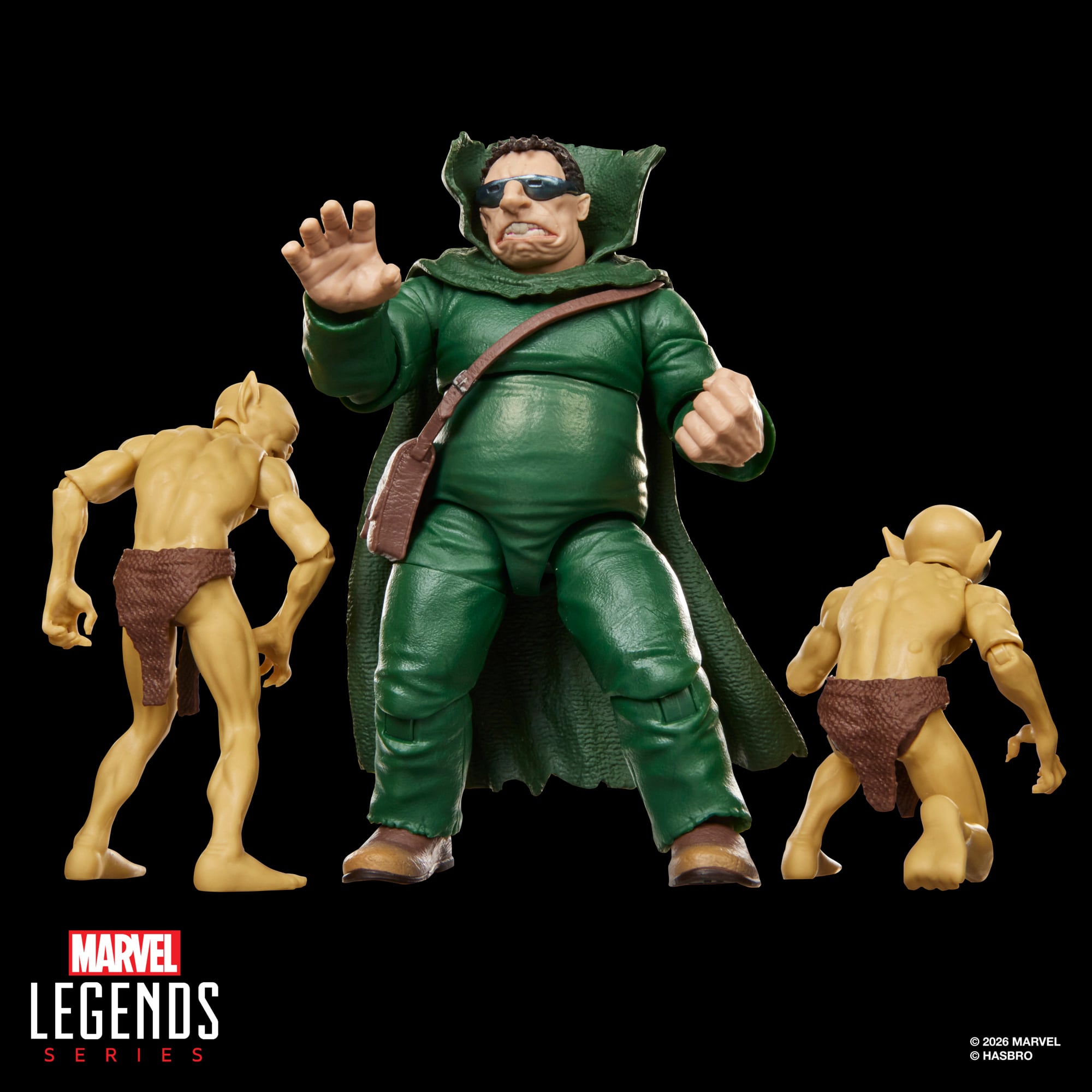 Fantastic Four Marvel Legends Mole Man & Moloids Action Figure Three-Pack Gallery Image 6